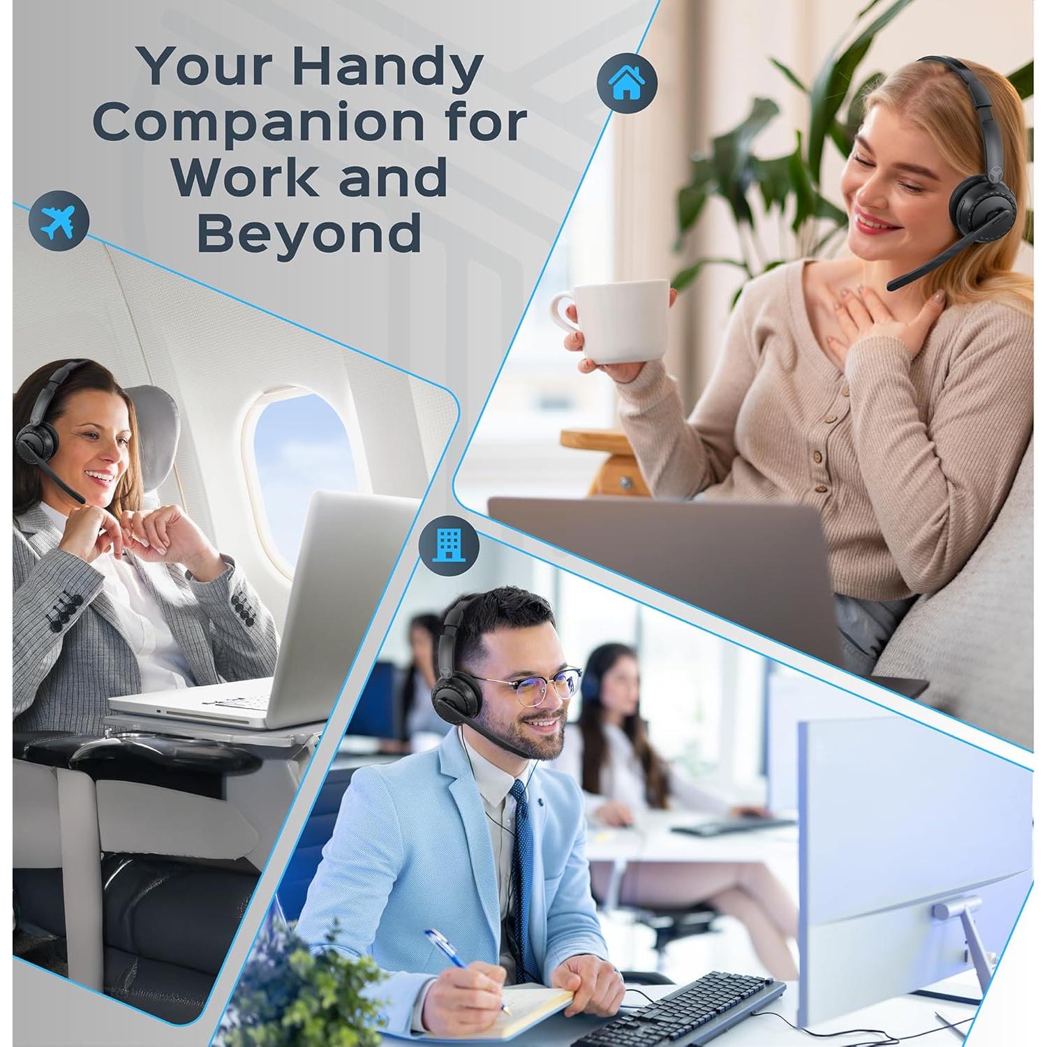 Auriculares Inalámbricos TREBLAB C7-Pro Bluetooth 5.3 45H