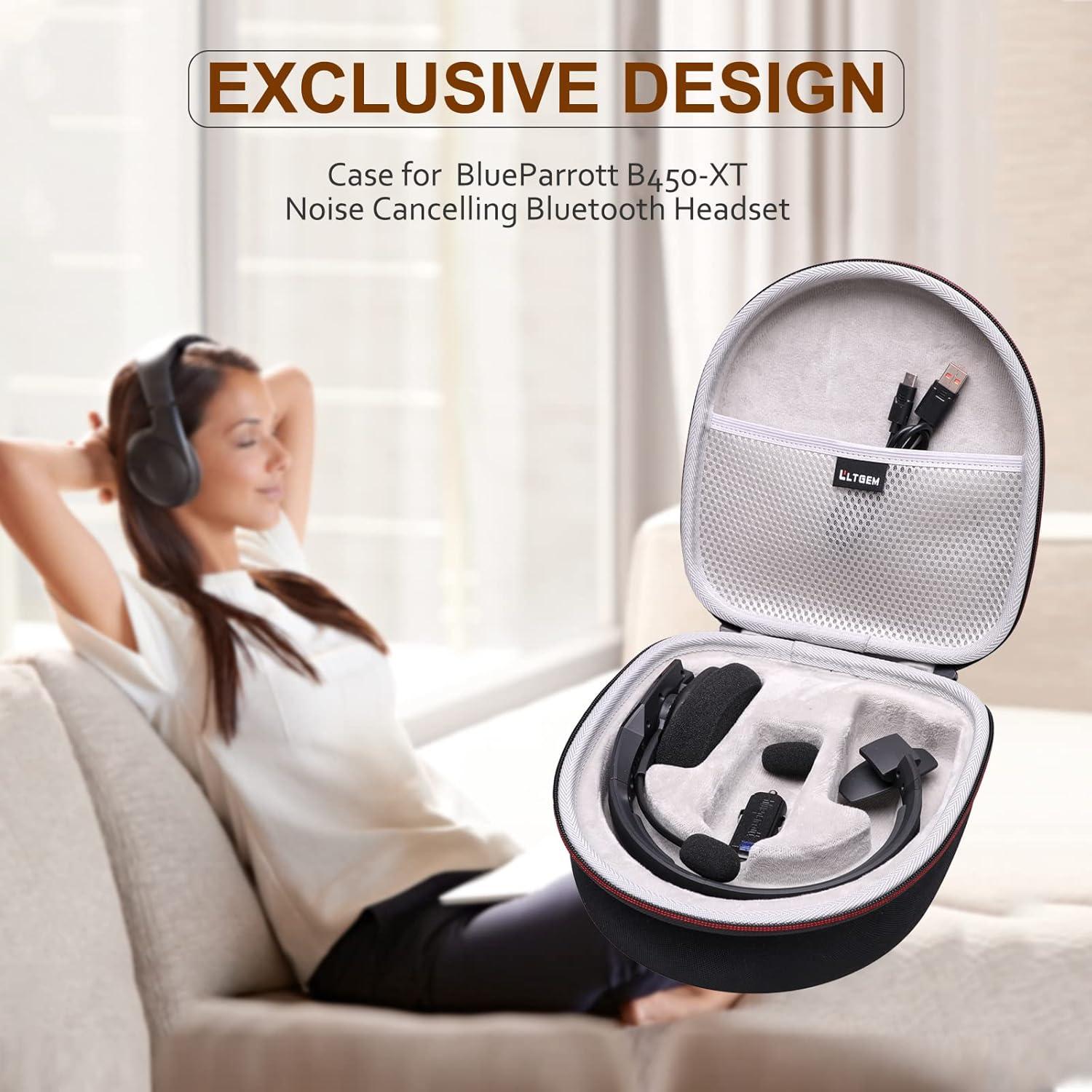 Funda LTGEM para Auricular Bluetooth BlueParrott B450-XT
