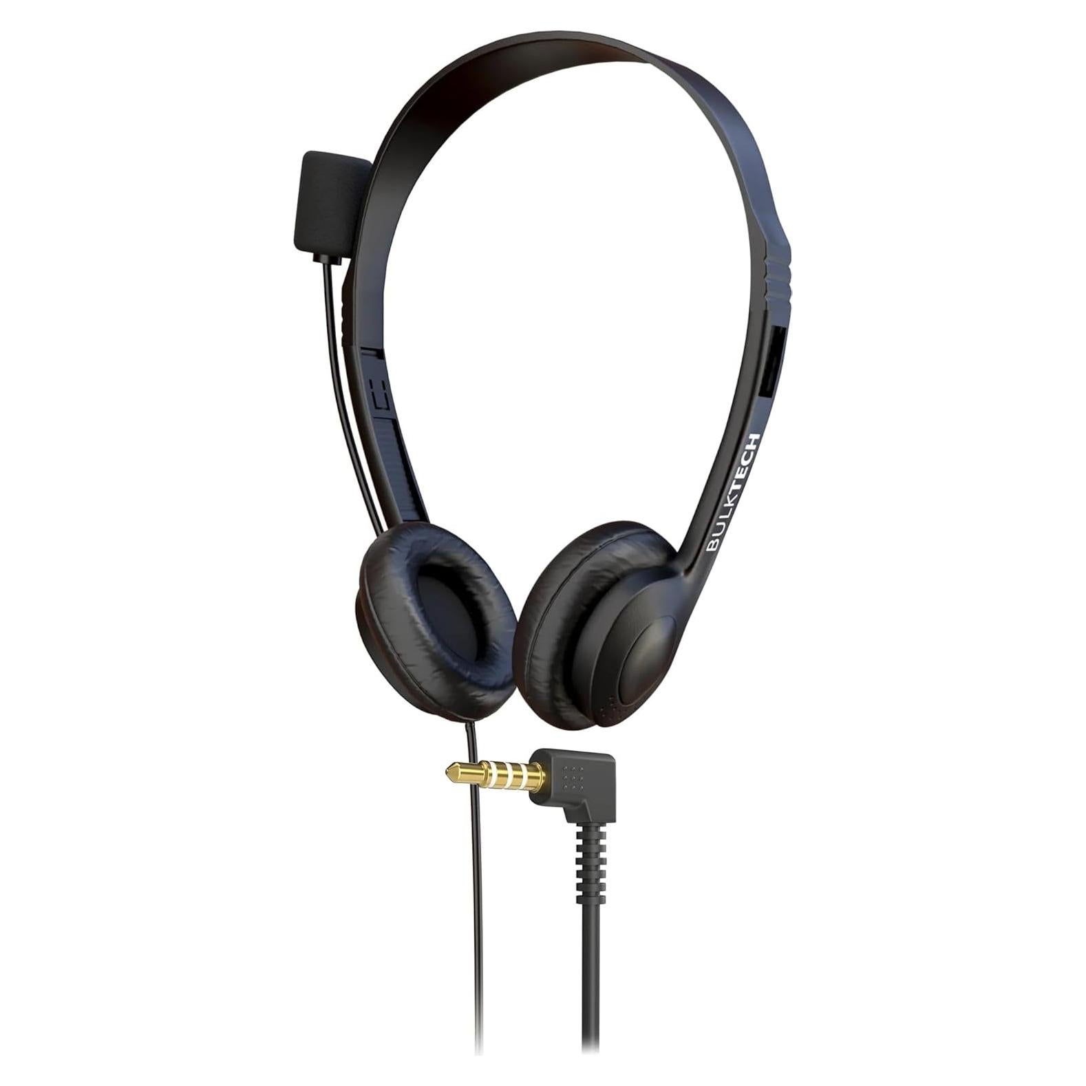 Auriculares con Micrófono Bulktech sobre la Oreja Negro 1.52m