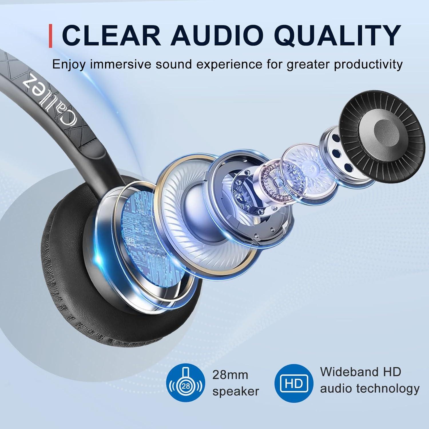 Auricular USB Callez C700TA1 con Micrófono Cancelación Ruido