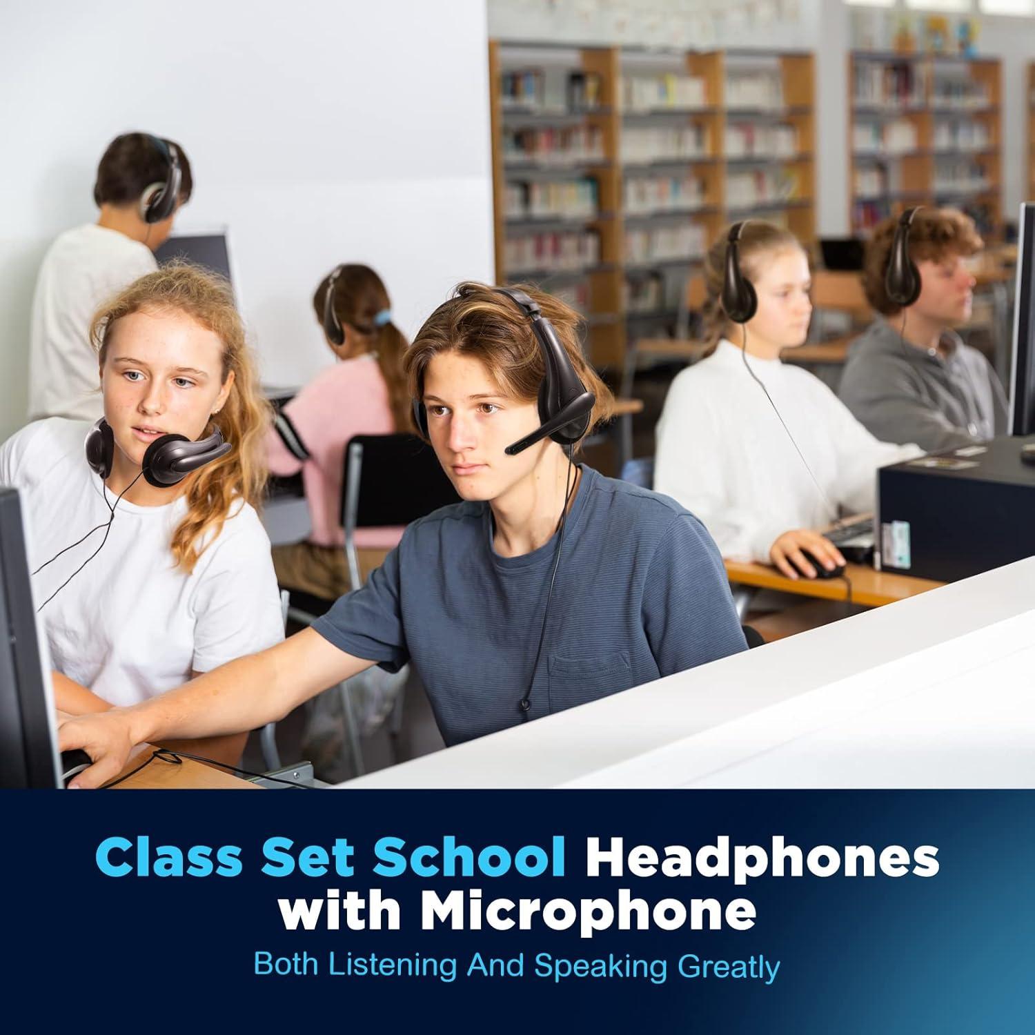 Auriculares con Micrófono Yunsailing IM - 20 Pcs para Estudiantes