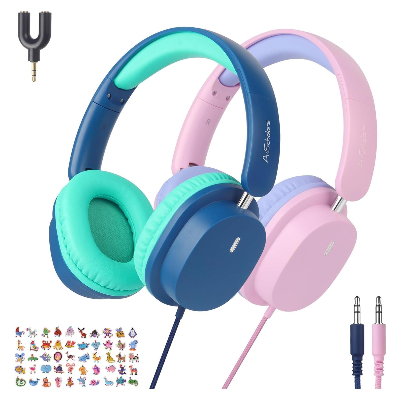 Auriculares Plegables A+ Scholars CH01 para Niños 3.5mm