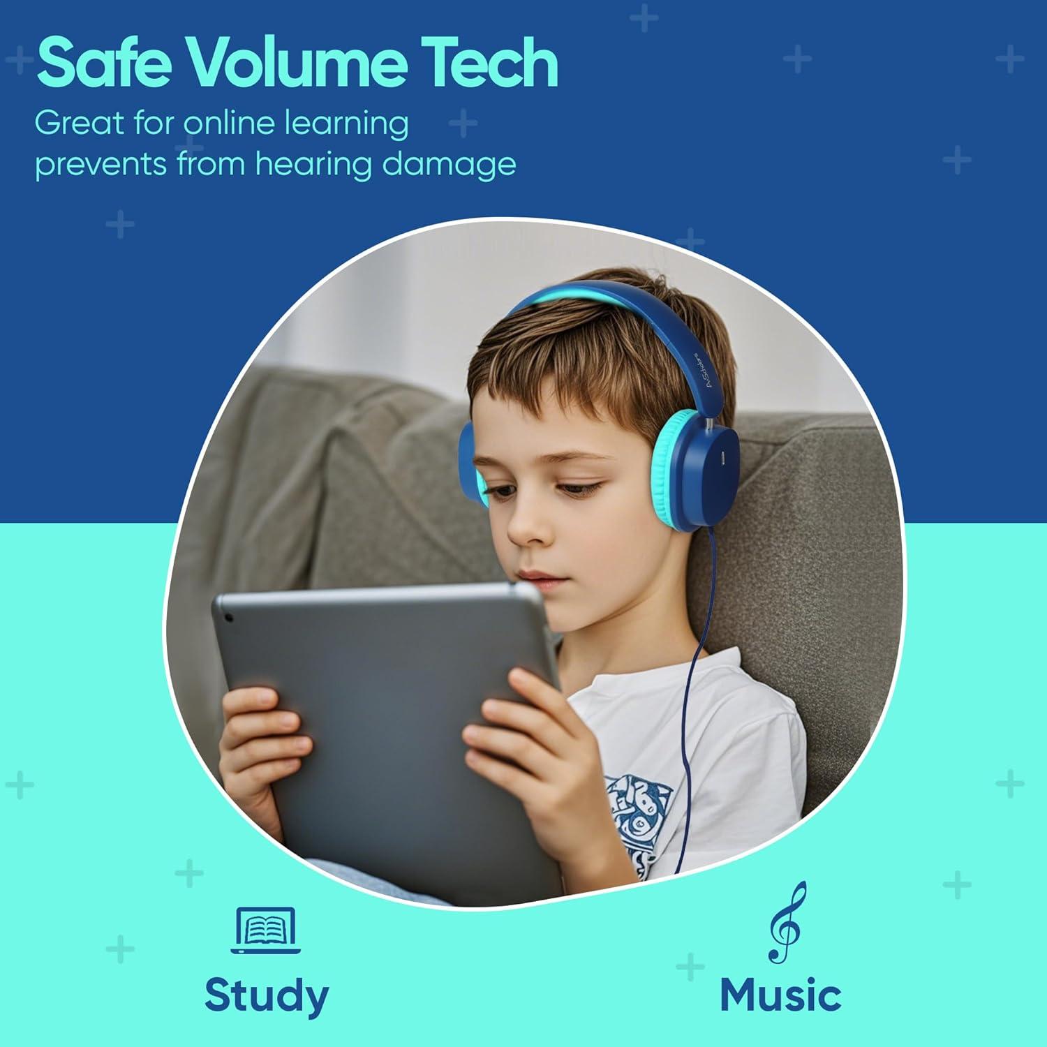 Auriculares Plegables A+ Scholars CH01 para Niños 3.5mm