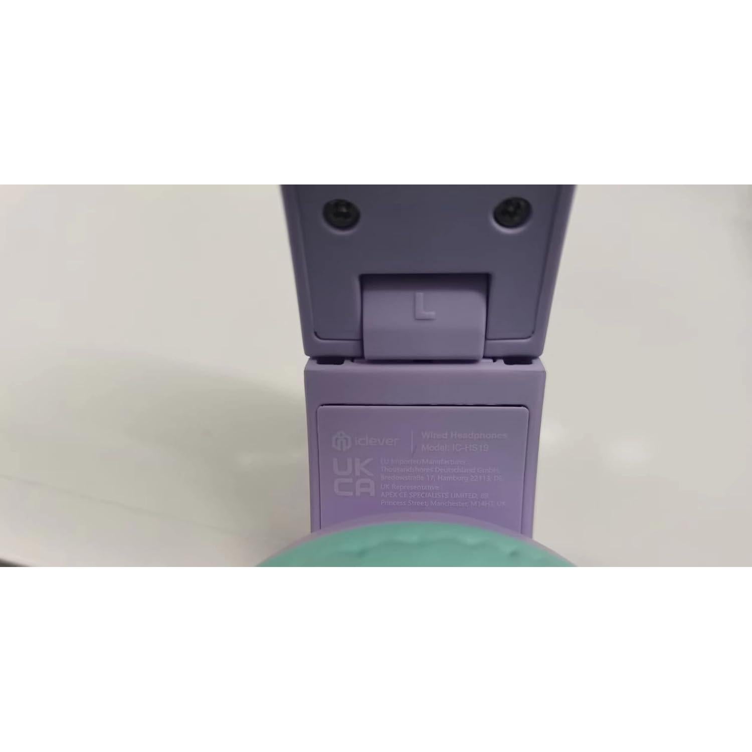 Auriculares iClever HS19 para Niños con Micrófono Púrpura