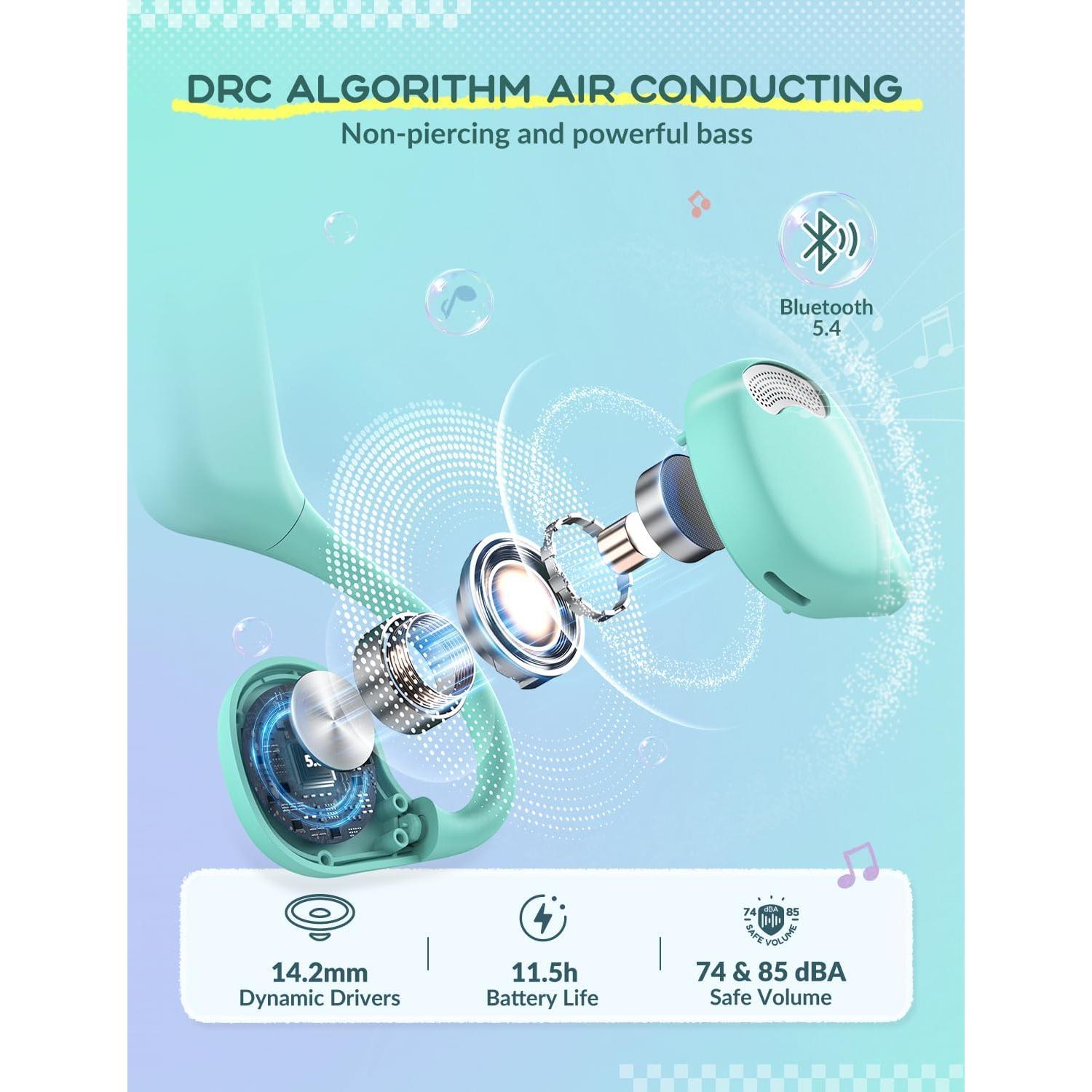 Auriculares Inalámbricos iClever para Niños Bluetooth 5.4