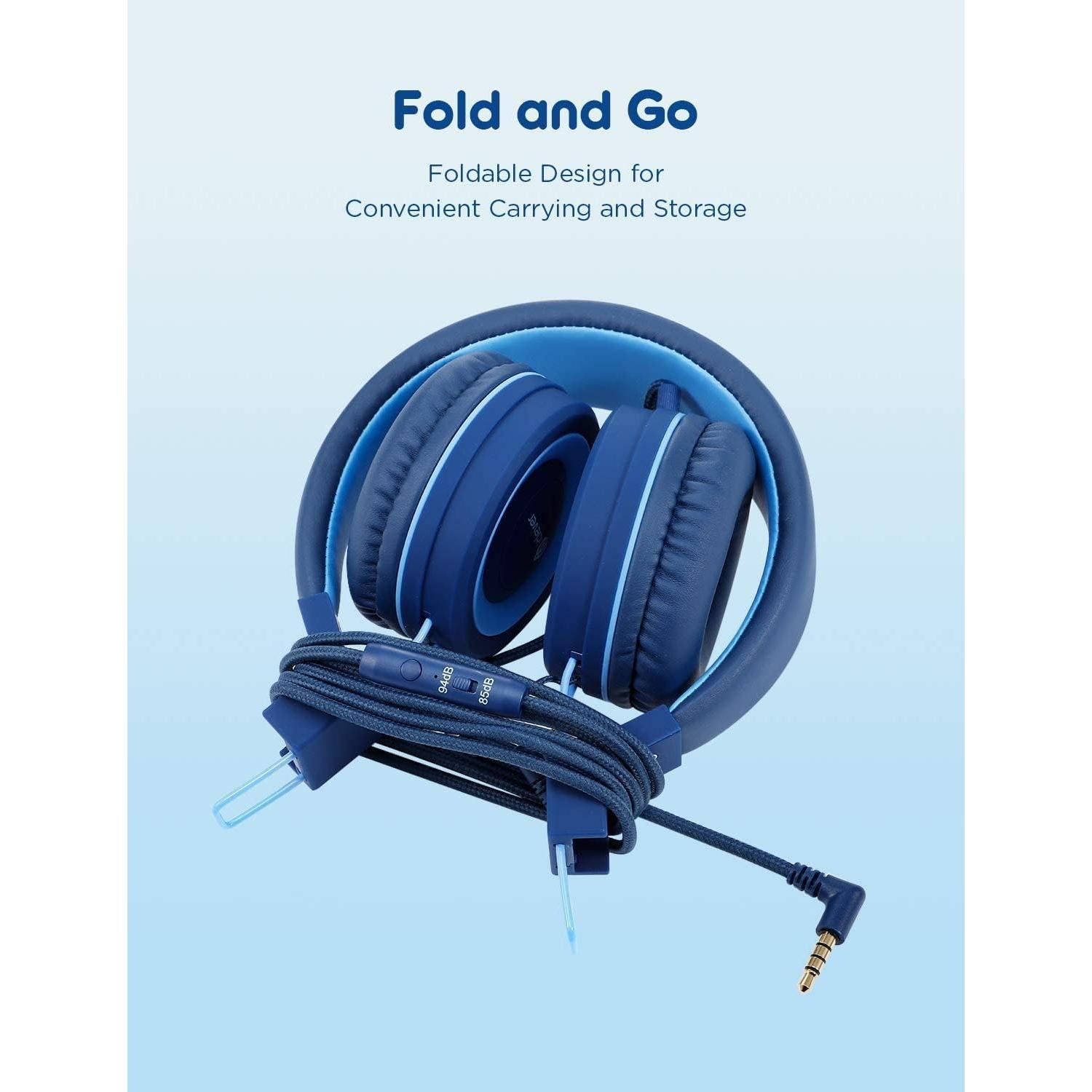 Auriculares iClever HS22 para Niños 2 Unidades Plegables 85dB