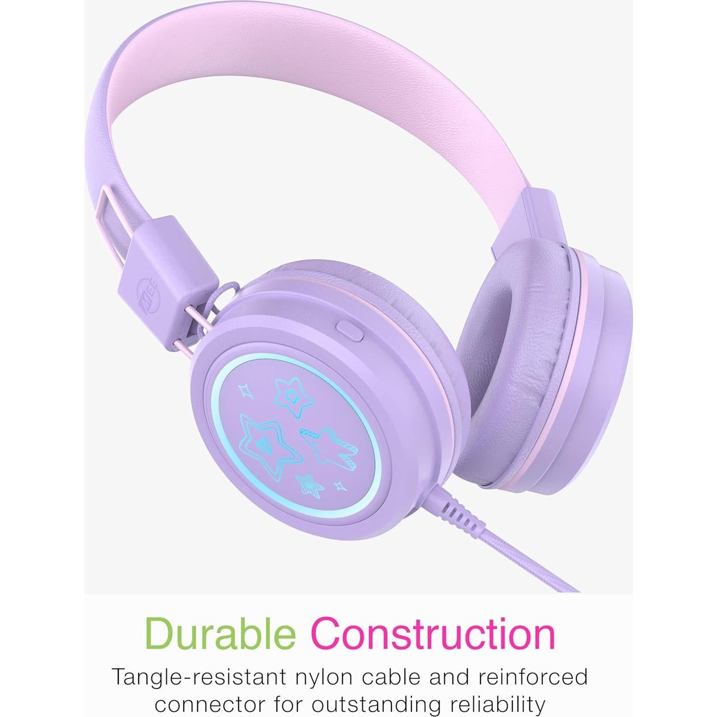 Auriculares MEE audio KidJamz KJ55 USB-C para Niños - Lavanda
