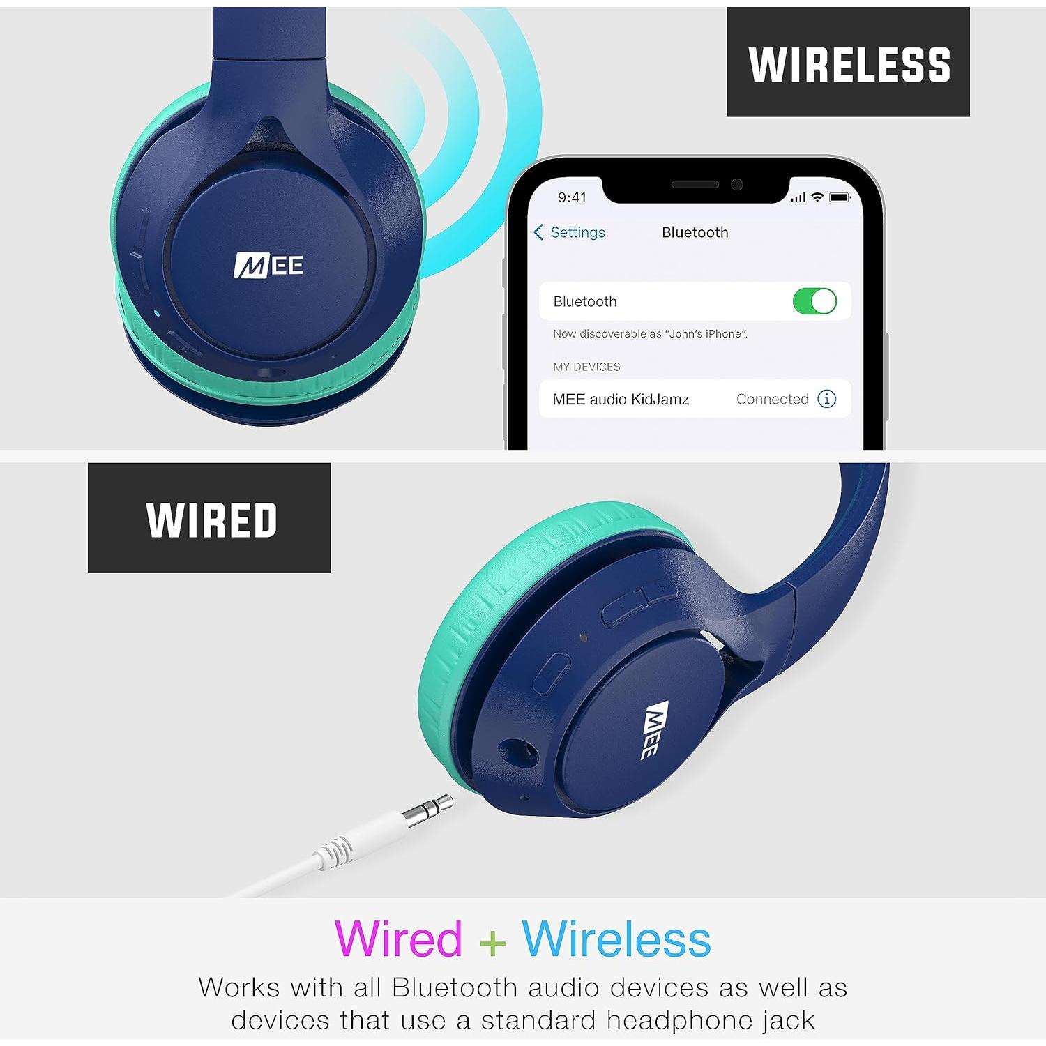 Auriculares Inalámbricos MEE audio KidJamz KJ45BT para Niños