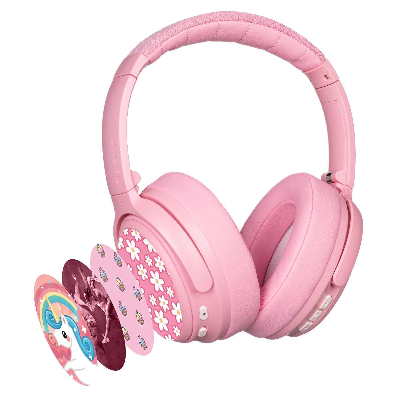Auriculares Bluetooth Onanoff BuddyPhones CosmosFun ANC Rosa
