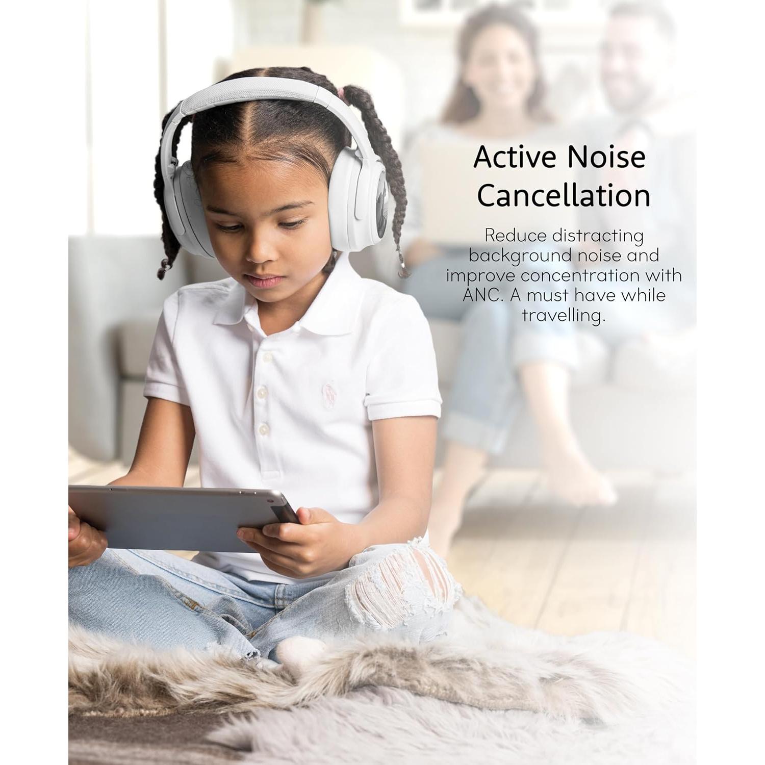 Auriculares Bluetooth Onanoff BuddyPhones CosmosFun ANC Rosa