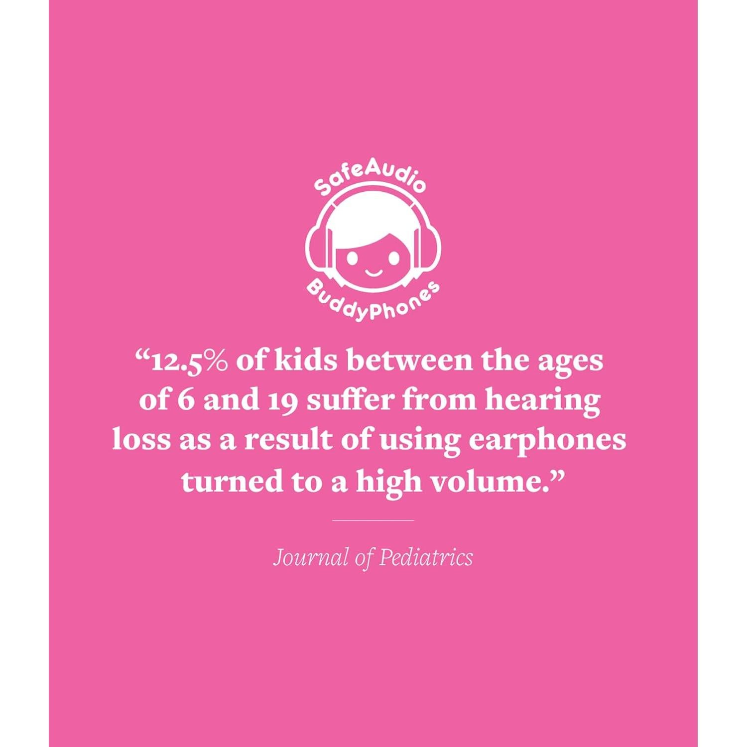 Auriculares Bluetooth Onanoff BuddyPhones CosmosFun ANC Rosa