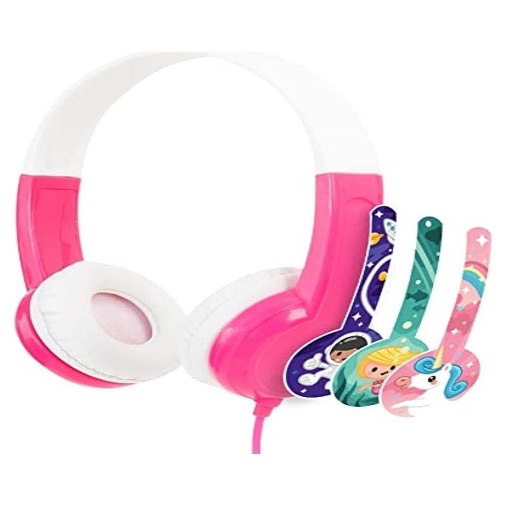 Auriculares para Niños BuddyPhones Discover Rosa - Volumen Seguro