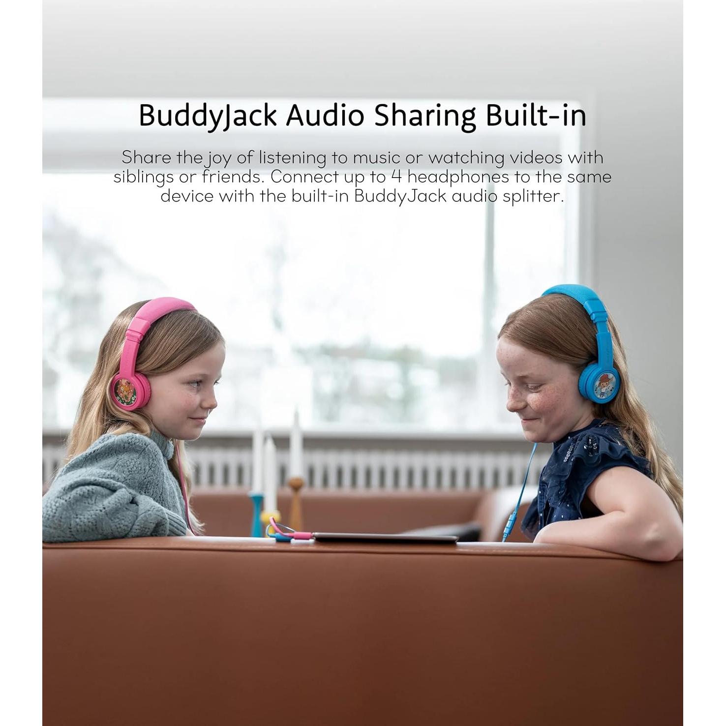 Auriculares BuddyPhones Explore Plus Gris para Niños con Limitación de Volumen