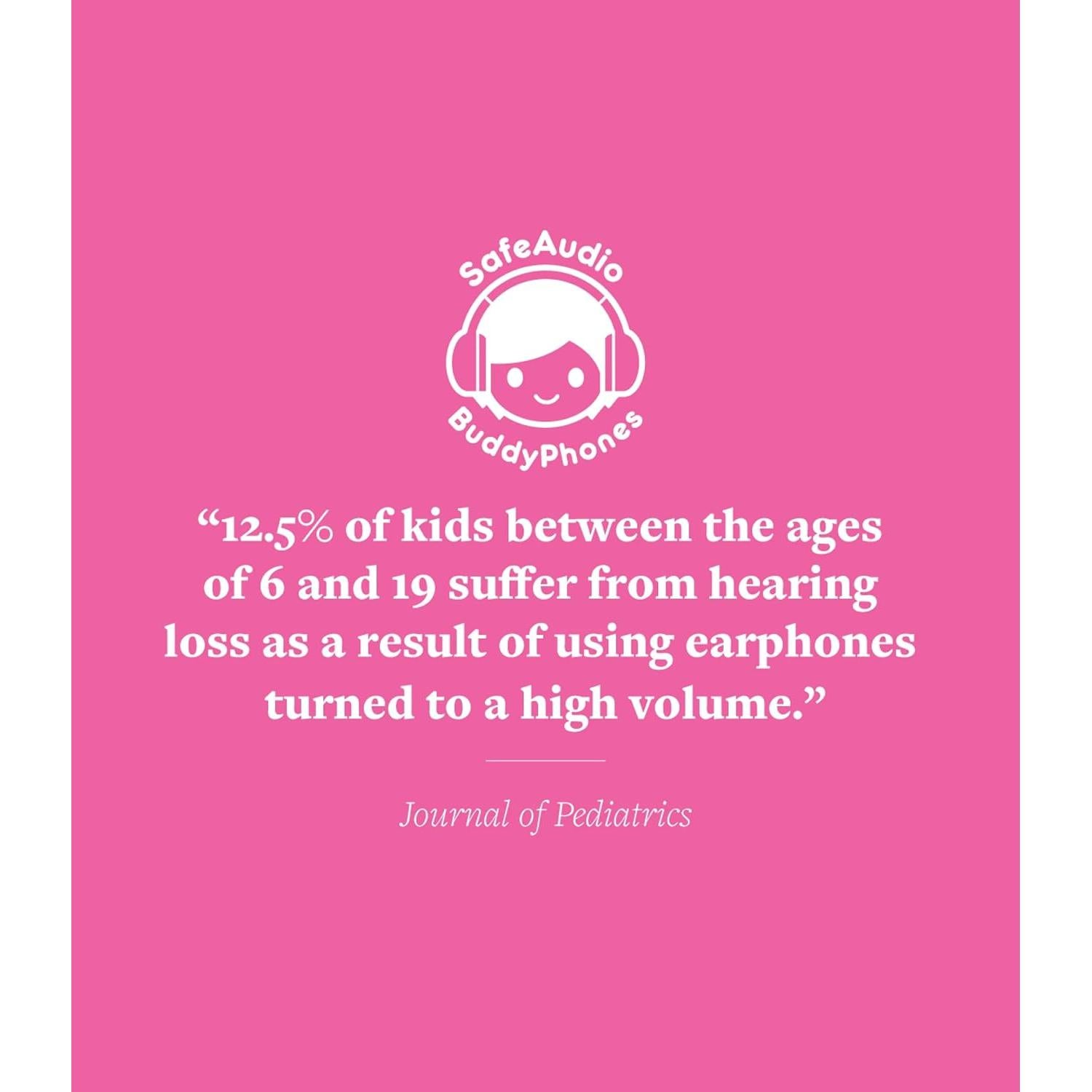 Auriculares BuddyPhones Explore Plus Gris para Niños con Limitación de Volumen