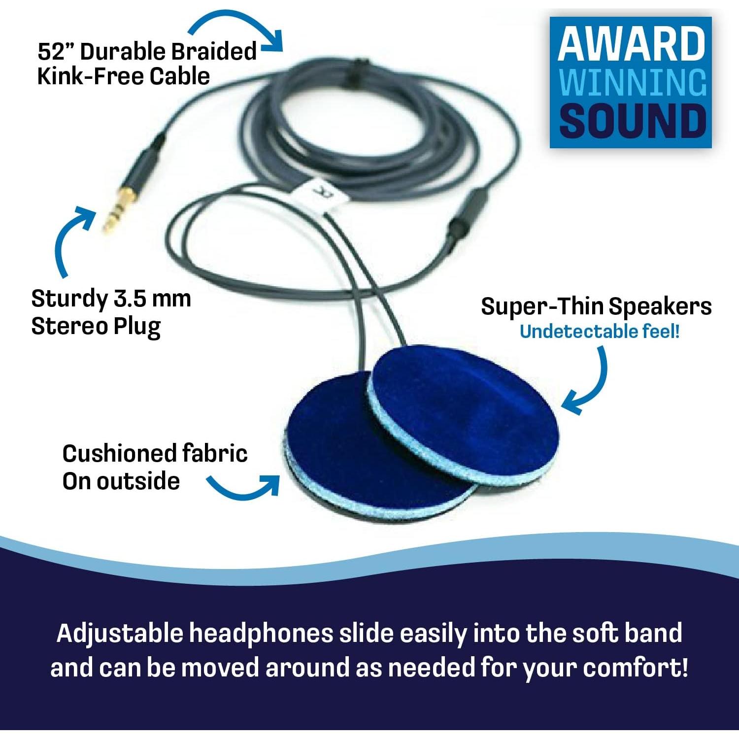 Auriculares CozyPhones para Niños Banda Elástica Rana Púrpura