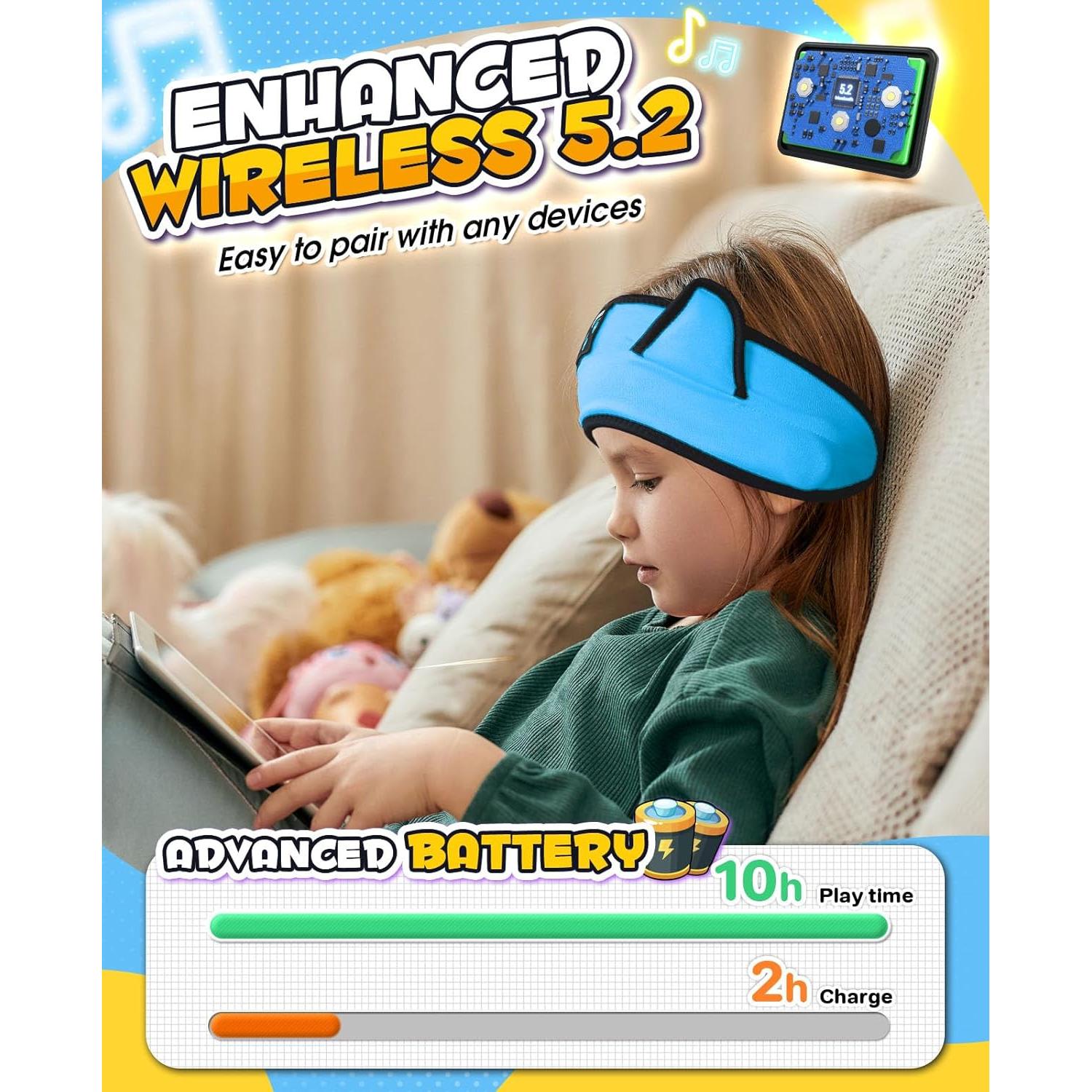 Auriculares Bluetooth Inalámbricos para Niños Boodlab BDEM01