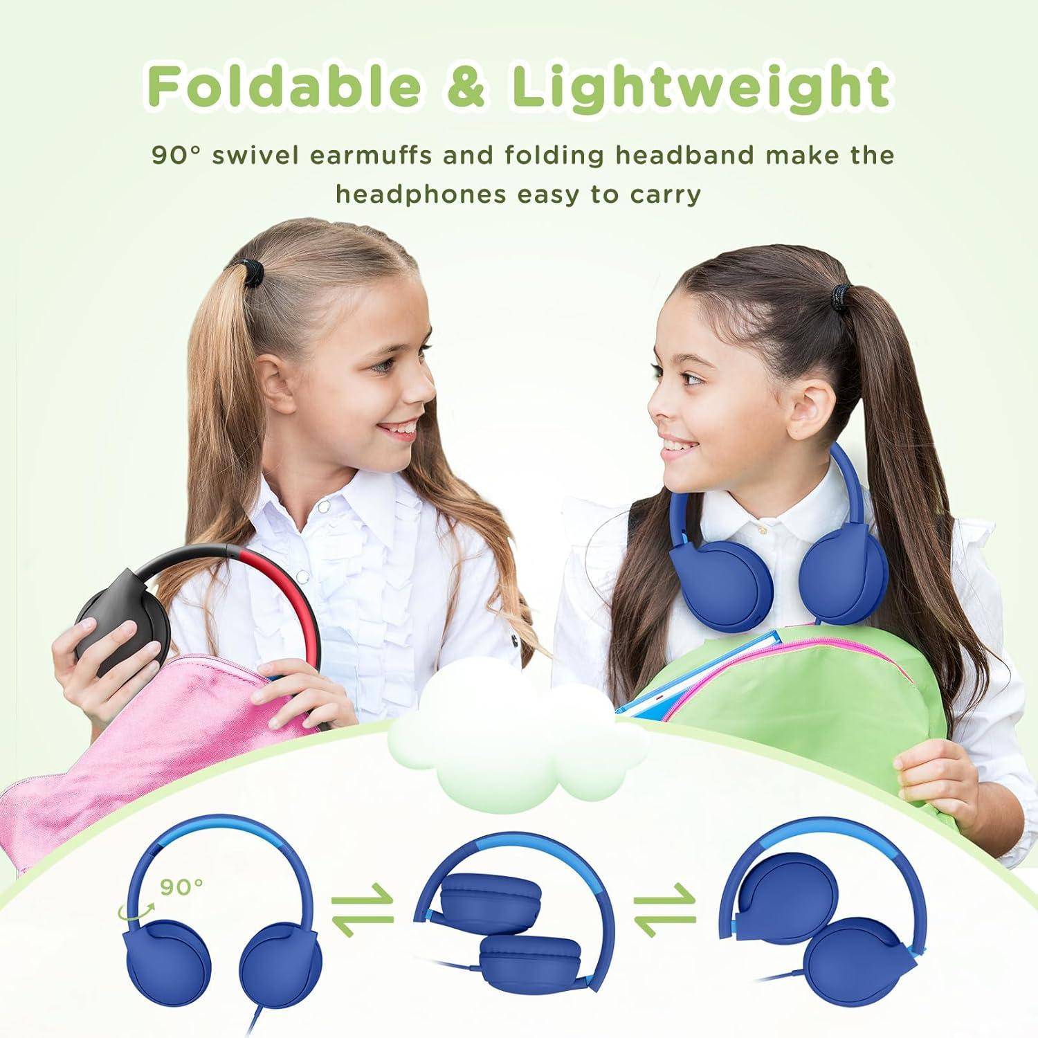 Auriculares para Niños Weneed LE03 Plegables Azul 85dB