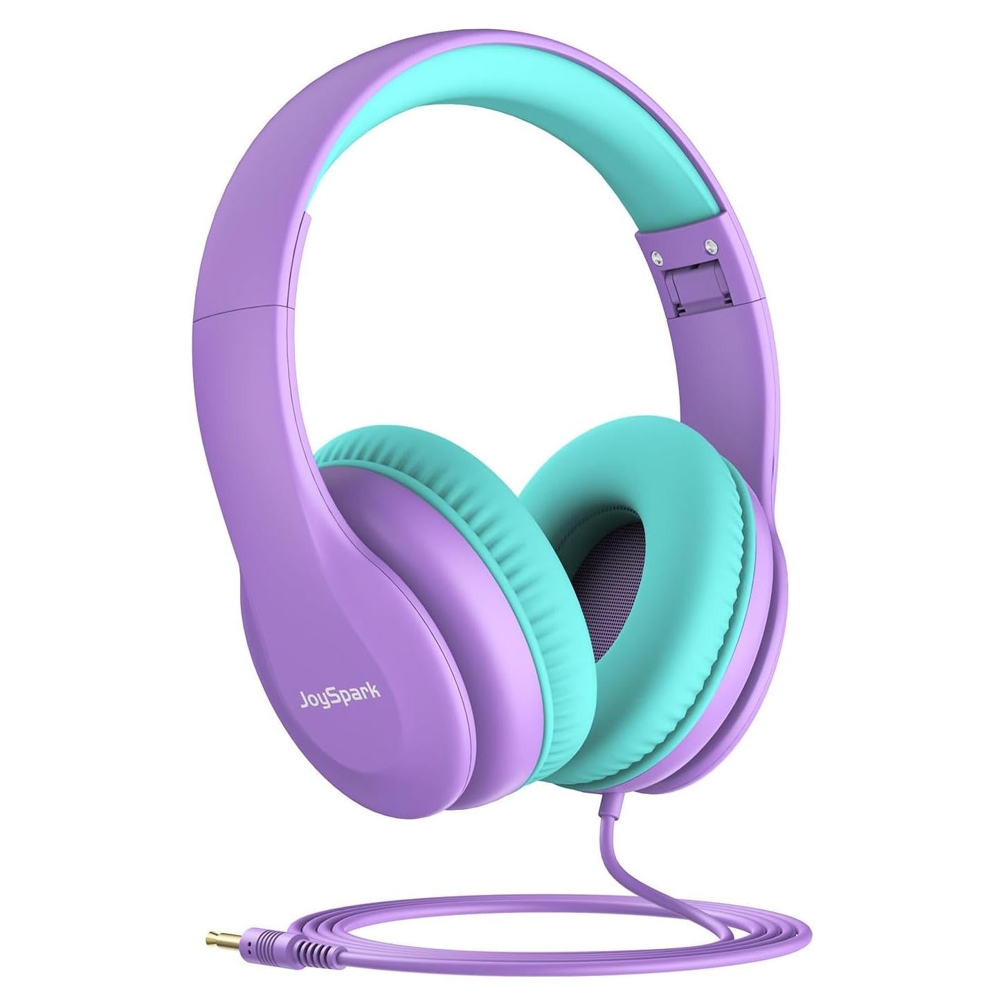 Auriculares JoySpark W5 para Niños 85dB Púrpura Ajustables