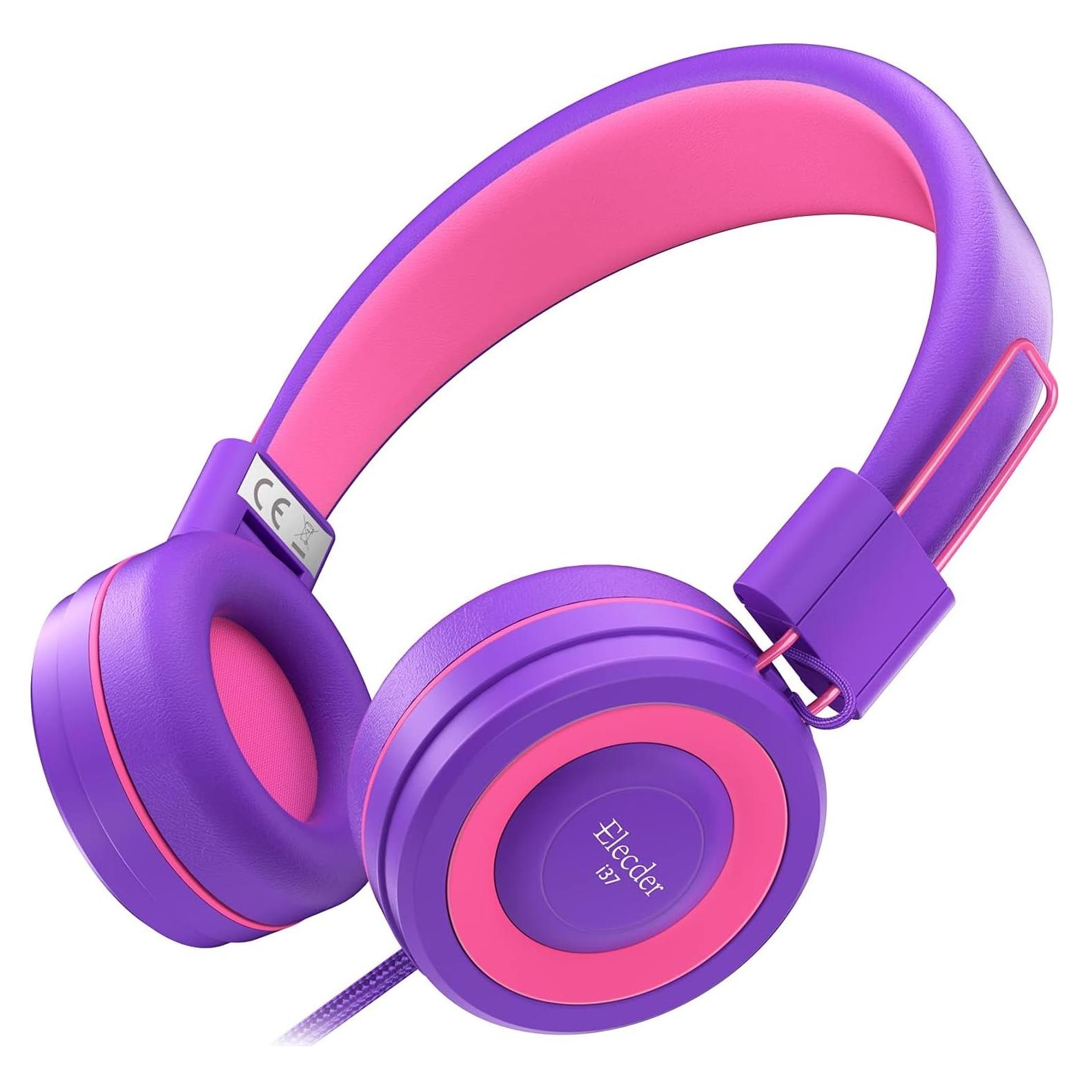 Auriculares ELECDER i37 Plegables para Niños con Sonido Estéreo
