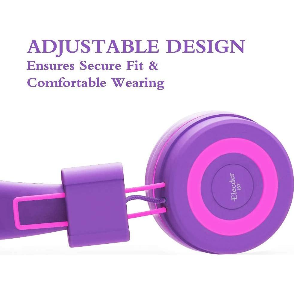 Auriculares ELECDER i37 Plegables para Niños con Sonido Estéreo