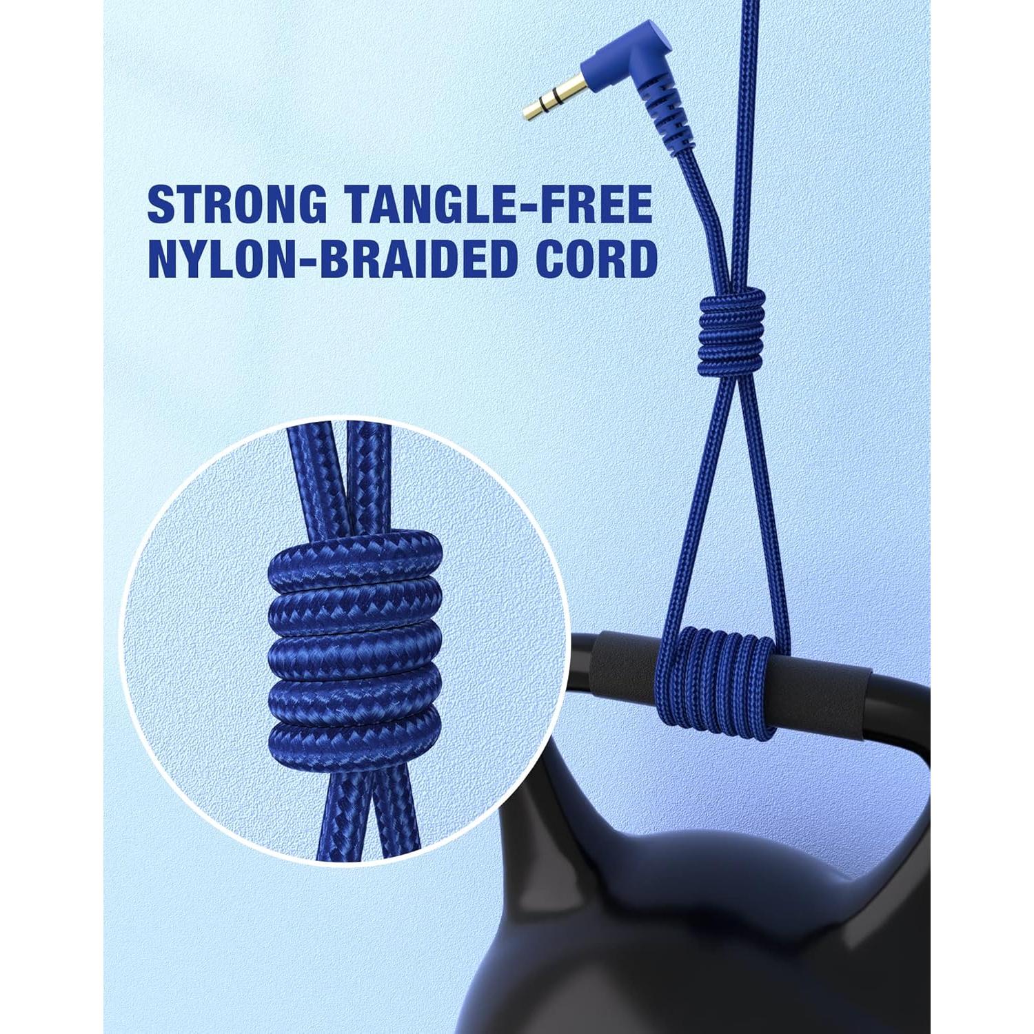 Auriculares On-Ear ELECDER i45 con Micrófono - Azul