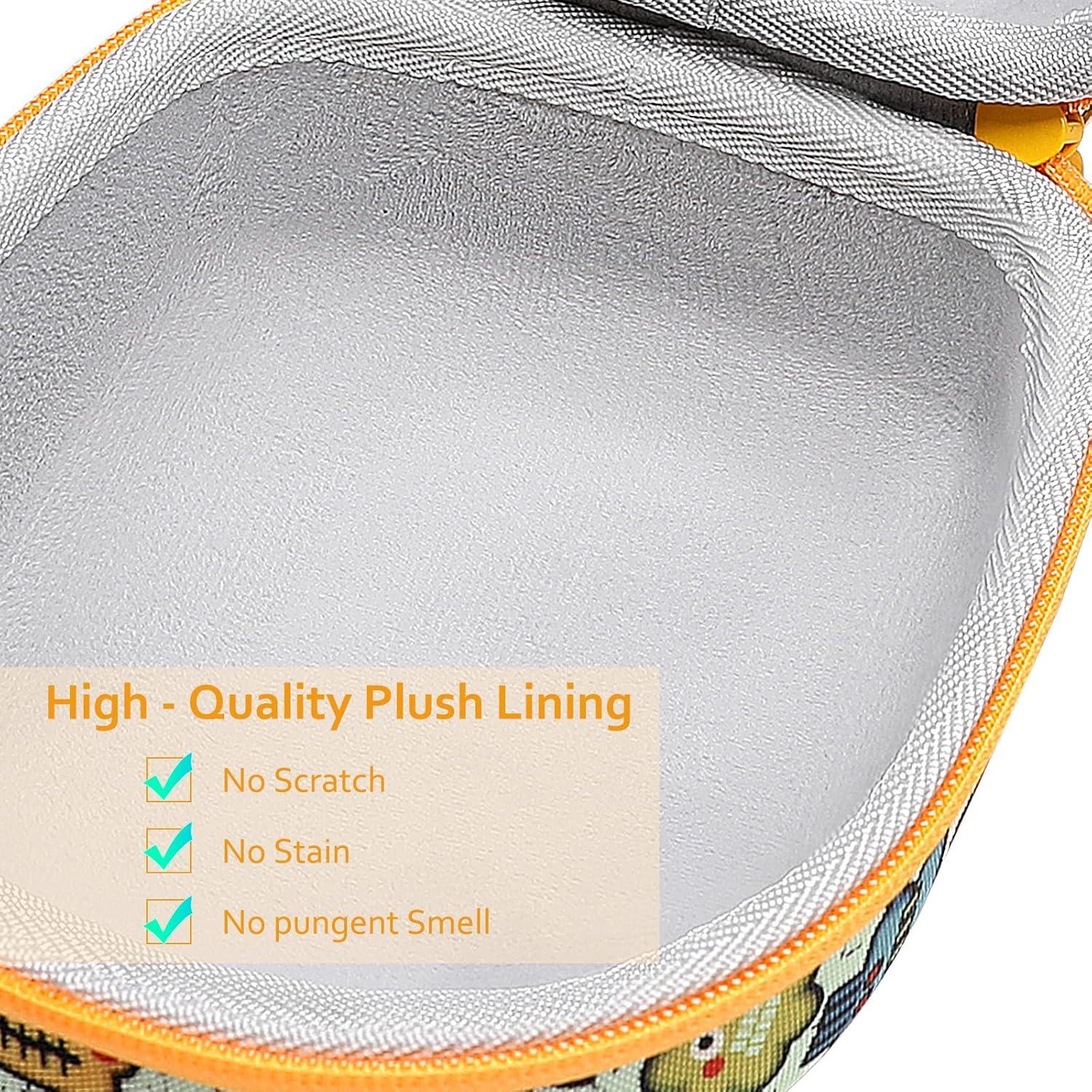 Funda Dura XANAD para Auriculares Niños Verde y Blanco