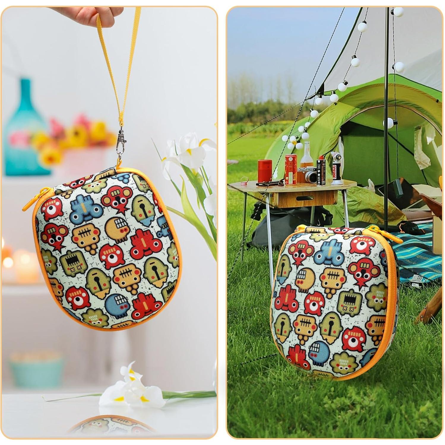 Funda Dura XANAD para Auriculares Niños Verde y Blanco