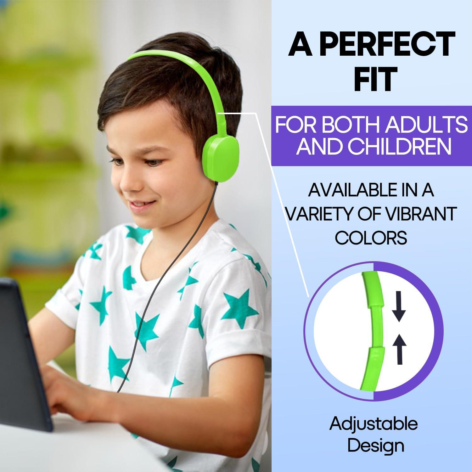 Auriculares para Niños Wensdo HY104 Paquete de 25 Multicolor