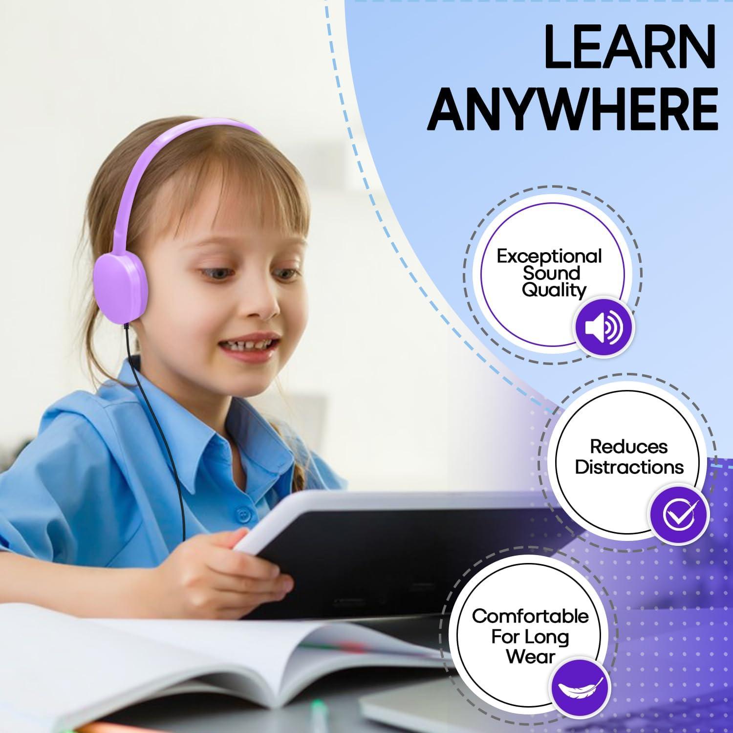 Auriculares para Niños Wensdo HY104 Paquete de 25 Multicolor