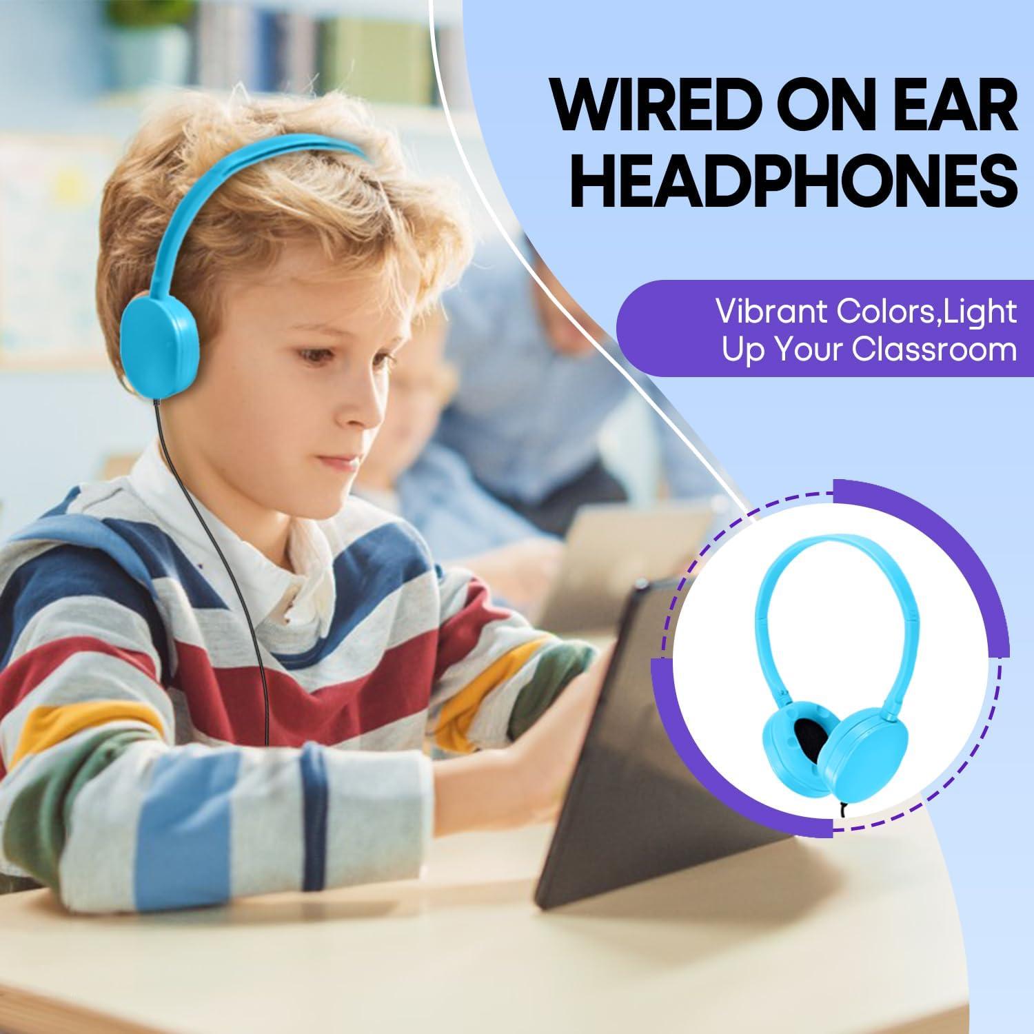 Auriculares para Niños Wensdo HY104 Paquete de 25 Multicolor