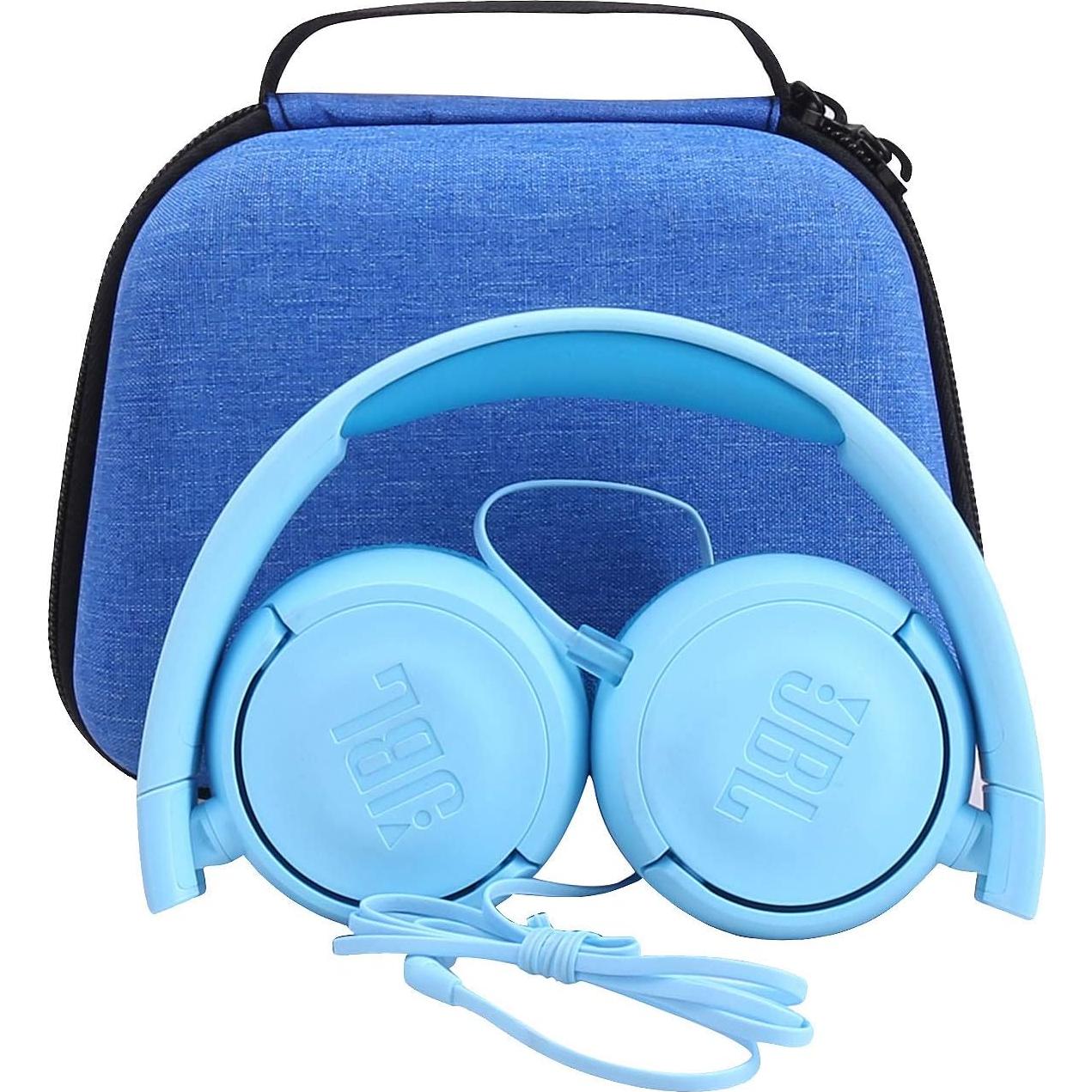 Funda Dura Aenllosi para Auriculares JBL JR 300BT Azul