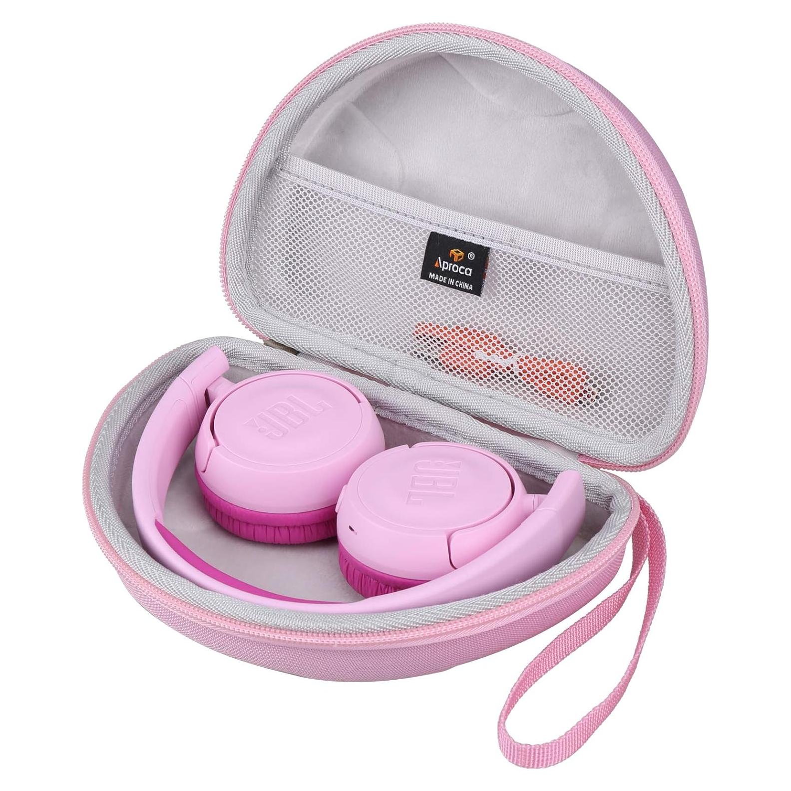 Funda de Viaje Dura Aproca para Auriculares JBL JR 300BT Rosa