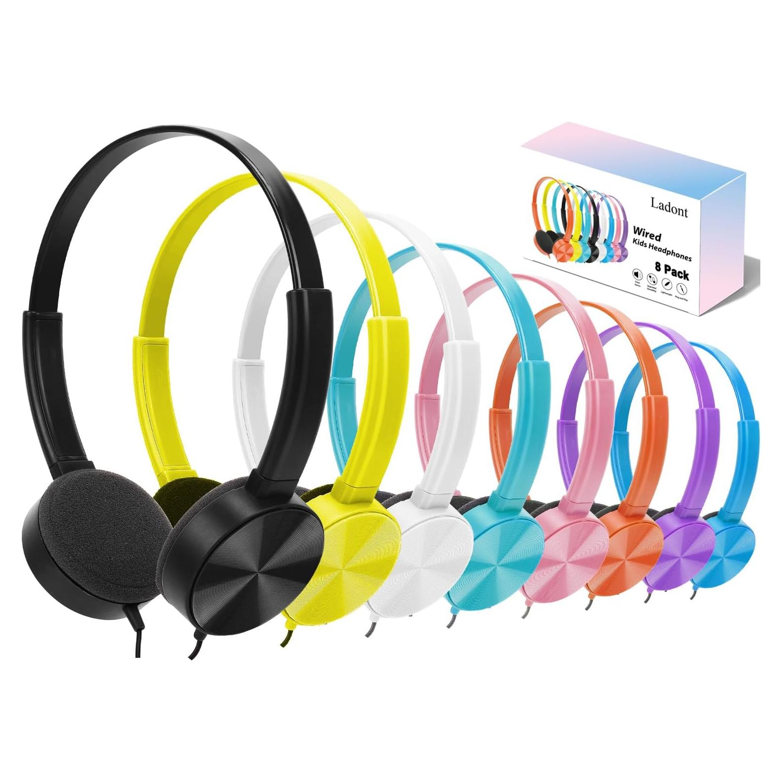 Auriculares para Niños Ladont QS28 - Paquete de 8 Colores