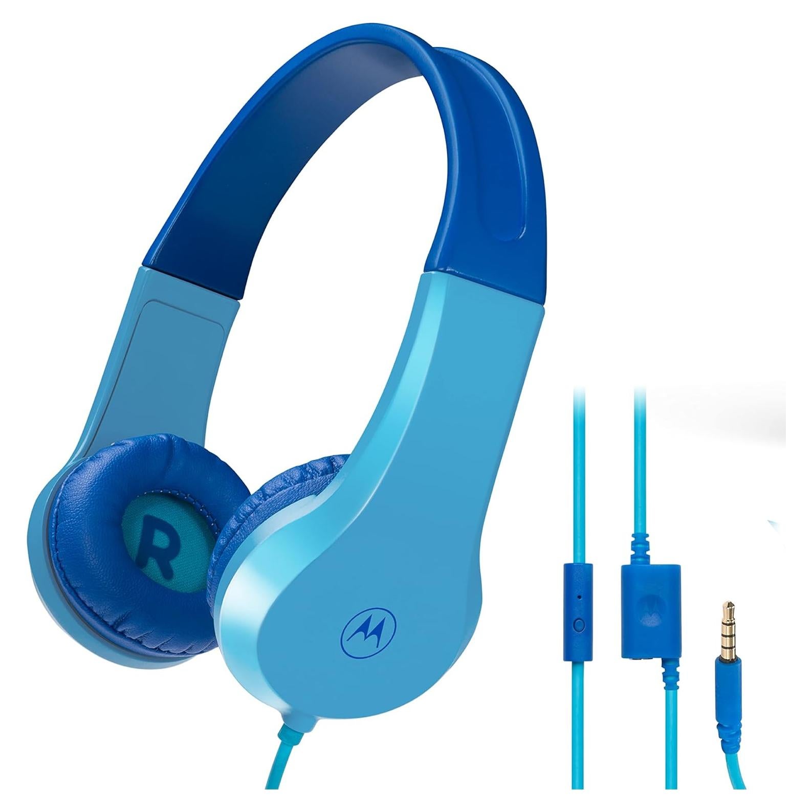 Auriculares Motorola JR200 para Niños con Micrófono - Azul