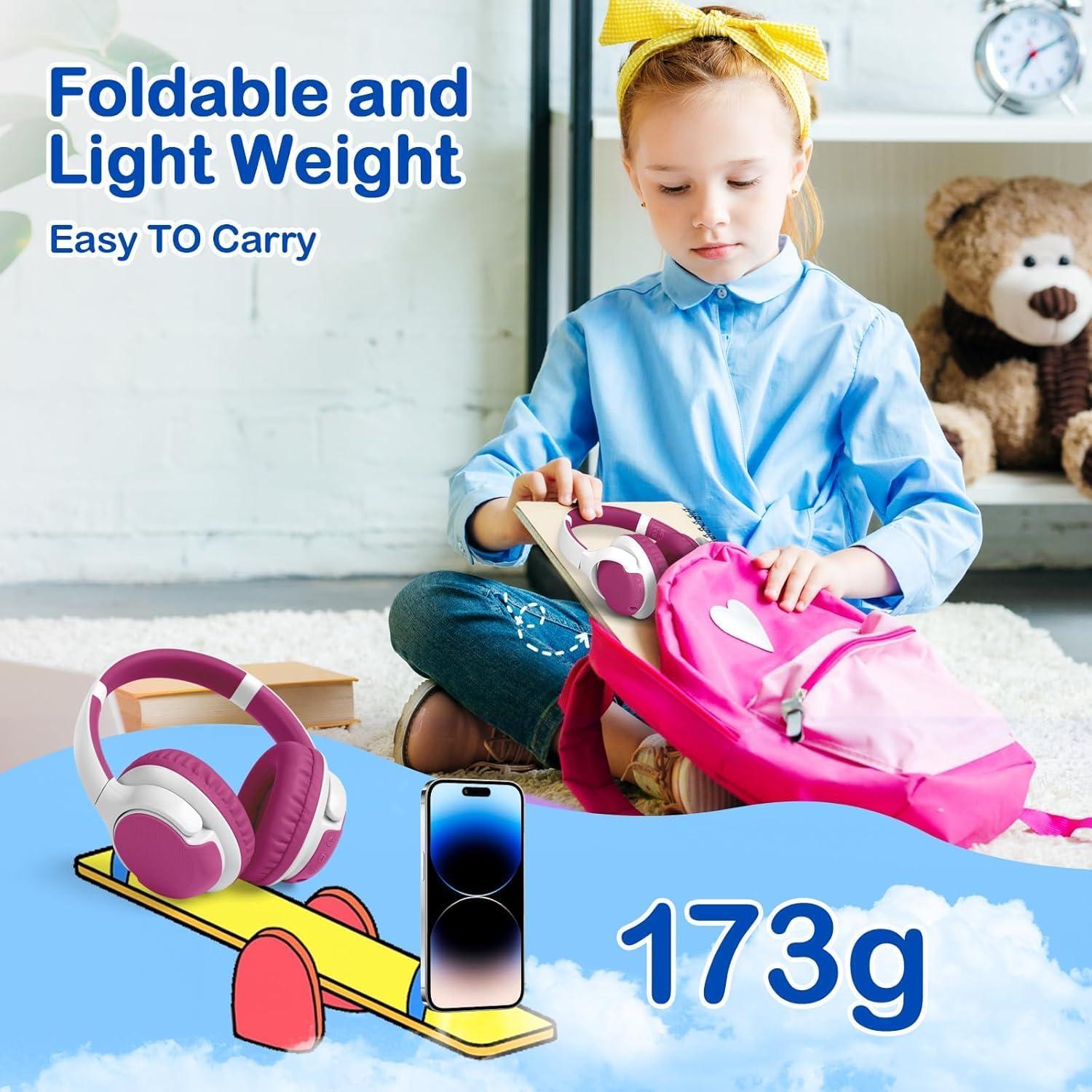 Auriculares Bluetooth ZIHNIC R1 para Niños - 40h Reproducción