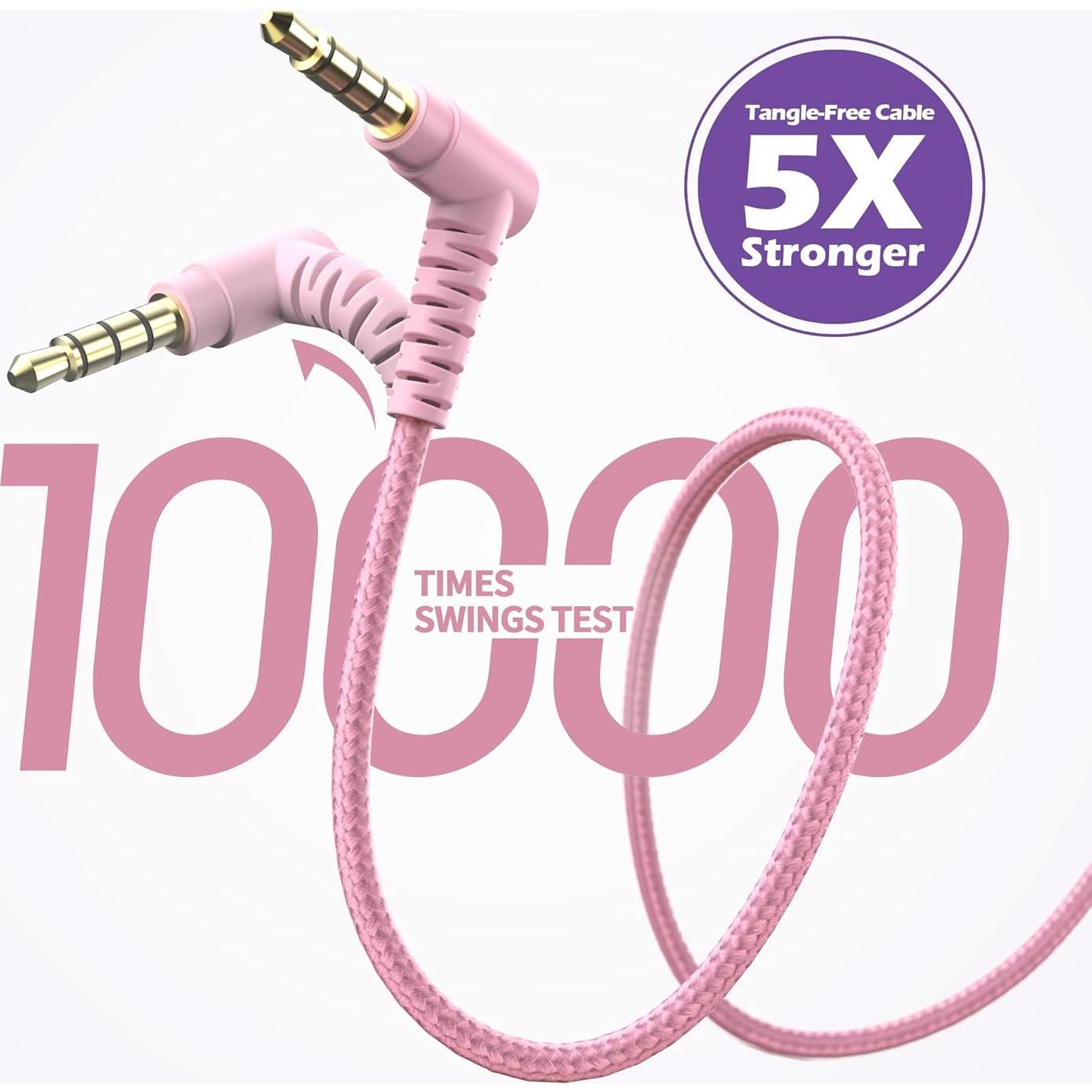 Auriculares AILIHEN I35 para Niños Rosa Púrpura, Volumen 93dB