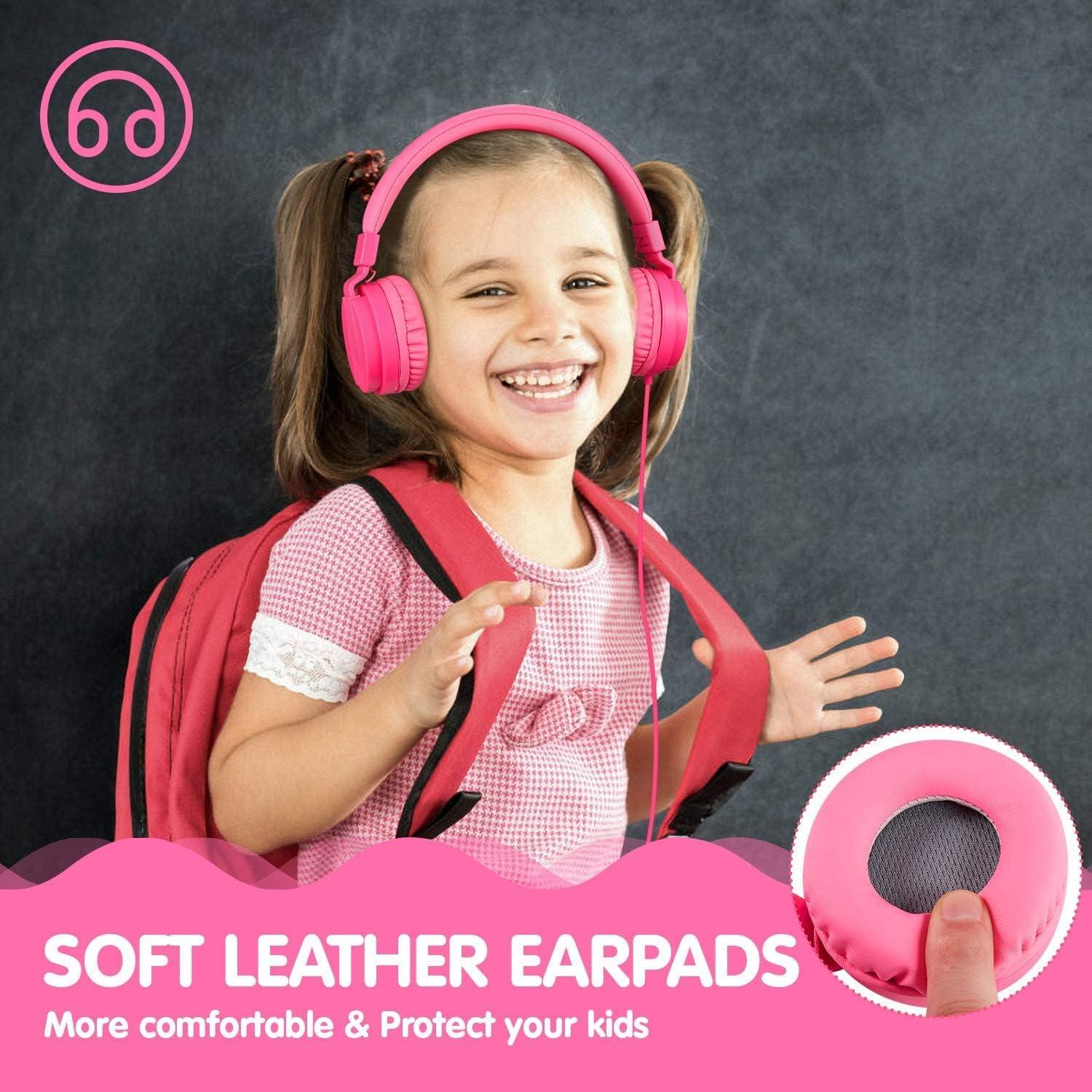 Auriculares ONTA para Niños Rosa - Cableados 3.5mm