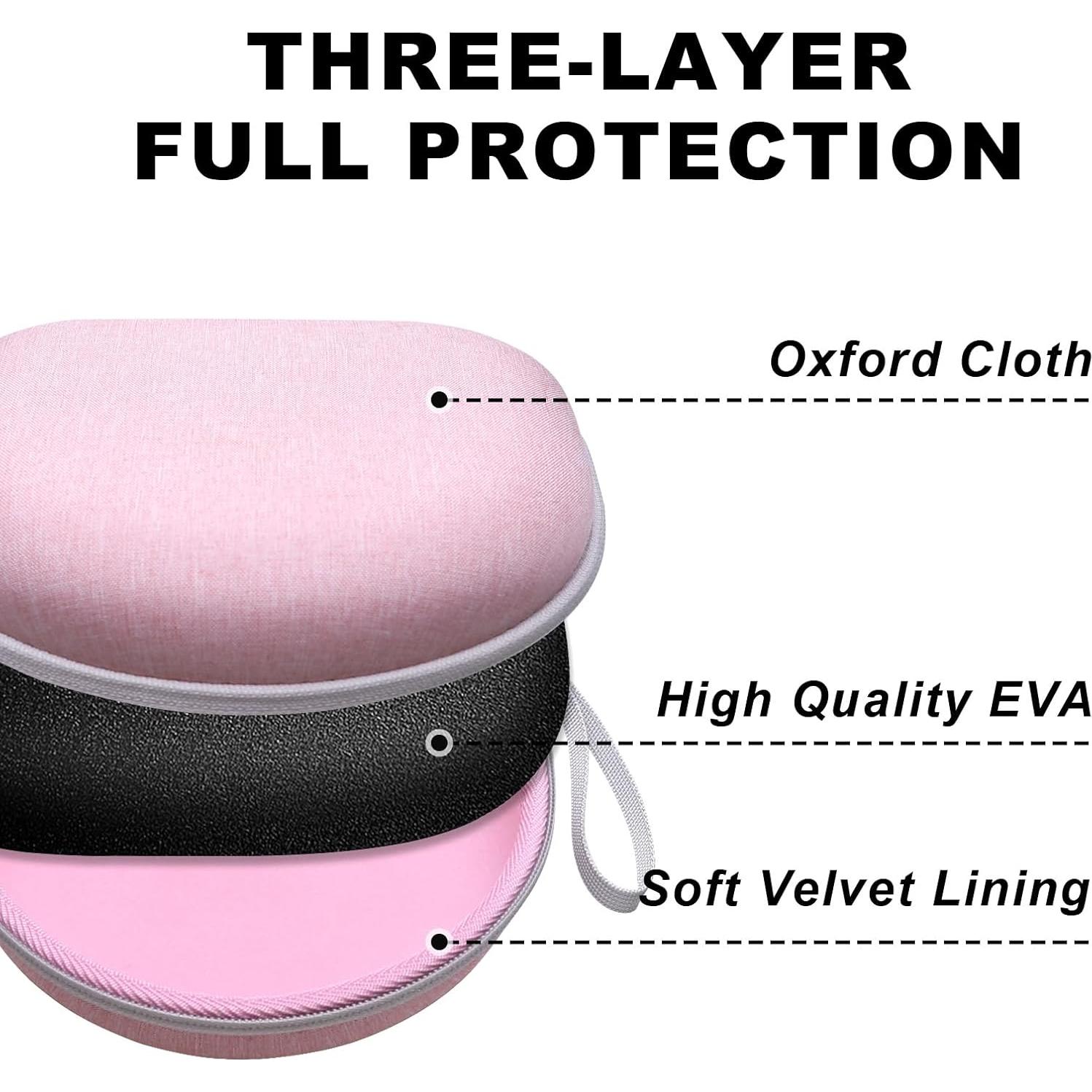 Funda Universal para Auriculares Niños DR·AMIU Rosa 17.3x16.8cm