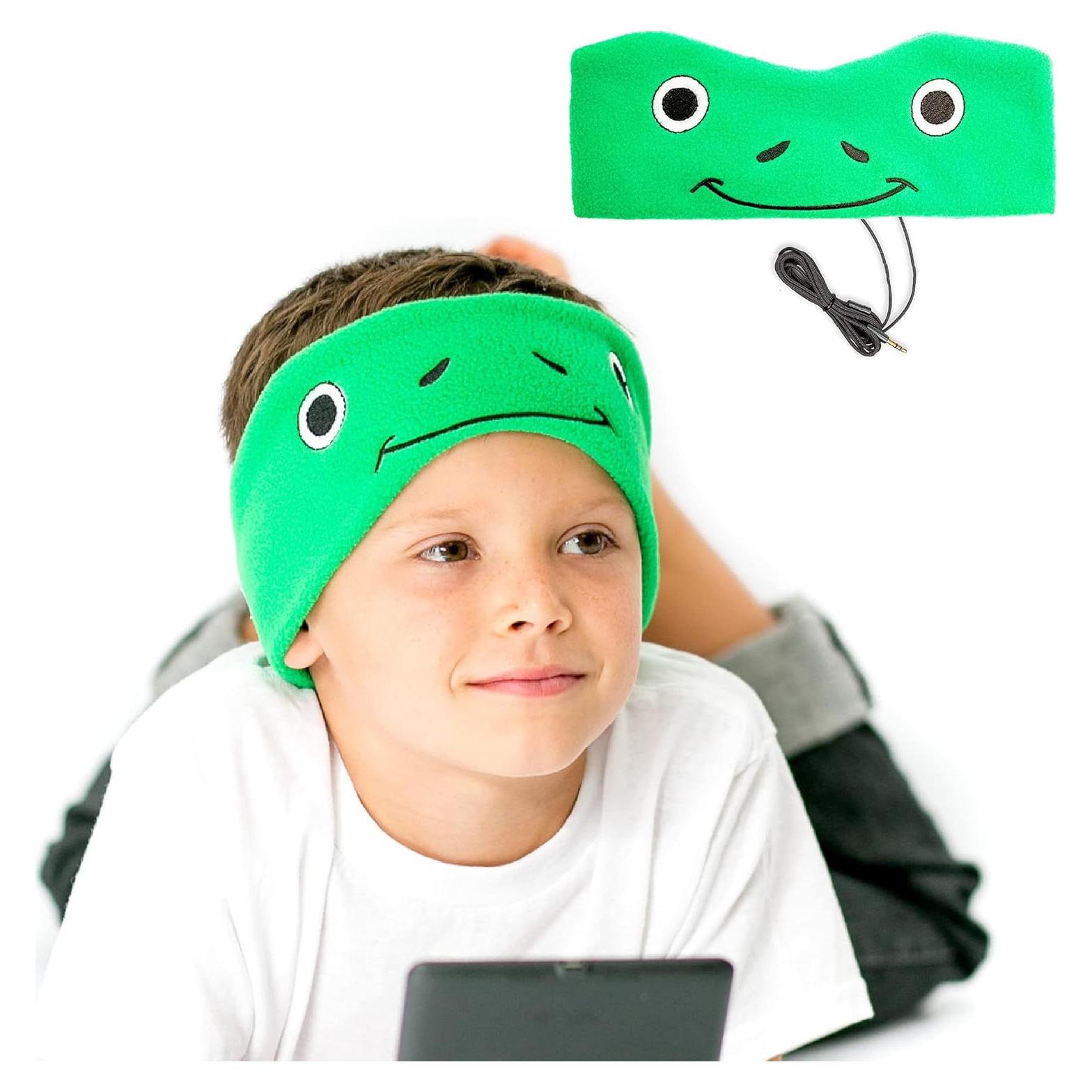 Auriculares de Diadema CozyPhones Niños Rana Verde Volumen Limitado
