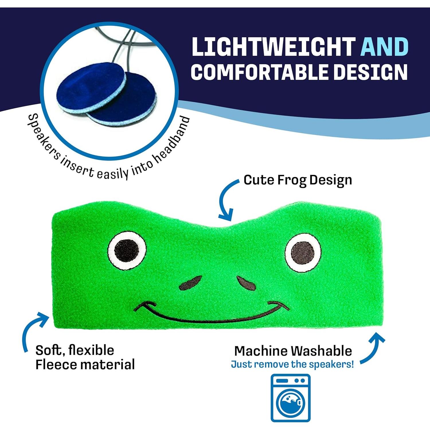 Auriculares de Diadema CozyPhones Niños Rana Verde Volumen Limitado