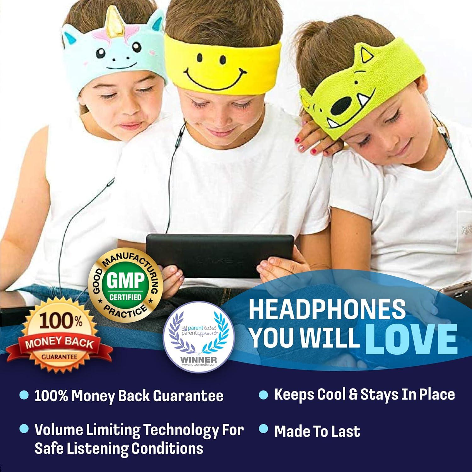 Auriculares de Diadema CozyPhones Niños Rana Verde Volumen Limitado