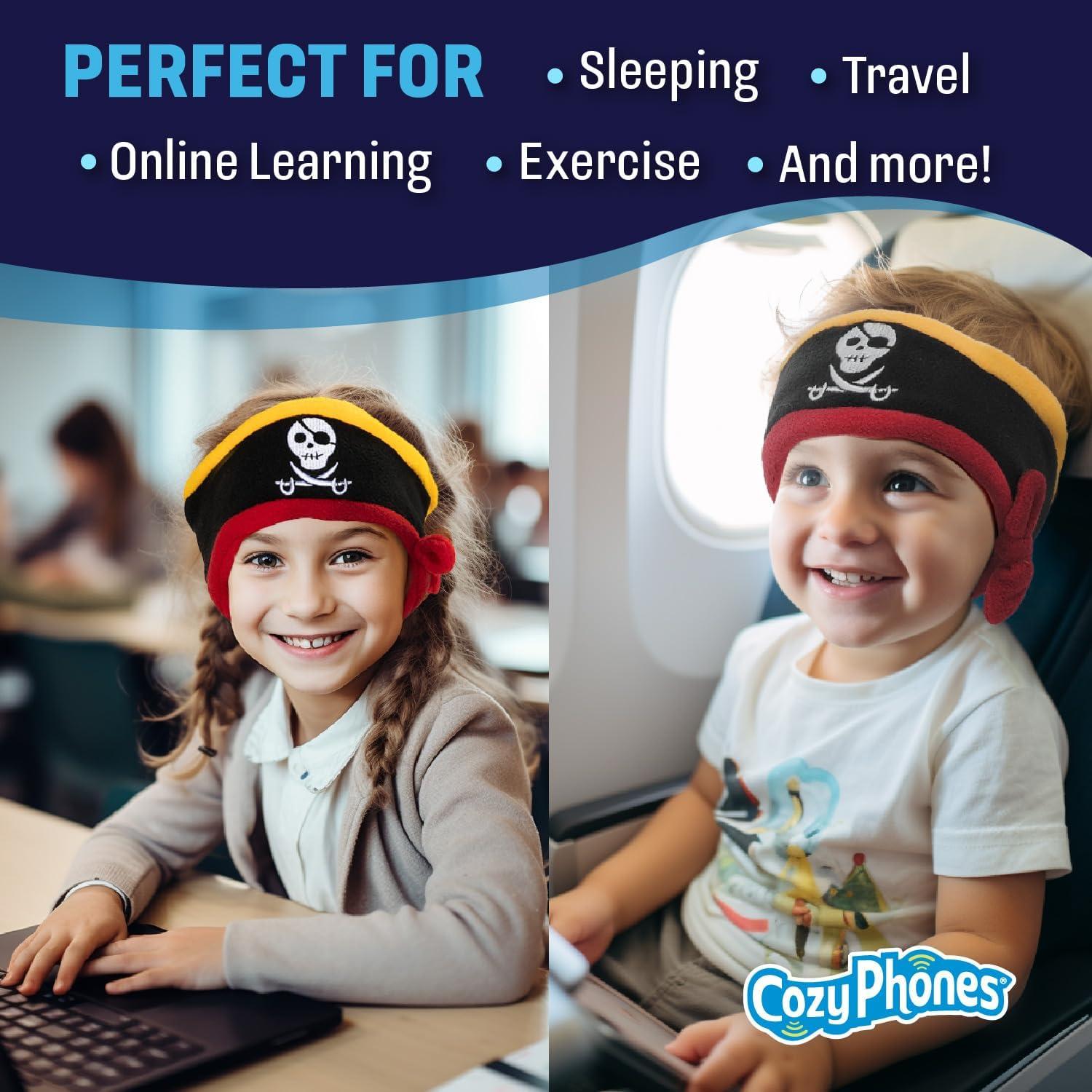 Auriculares Inalámbricos CozyPhones para Niños Pirata - 13h Batería