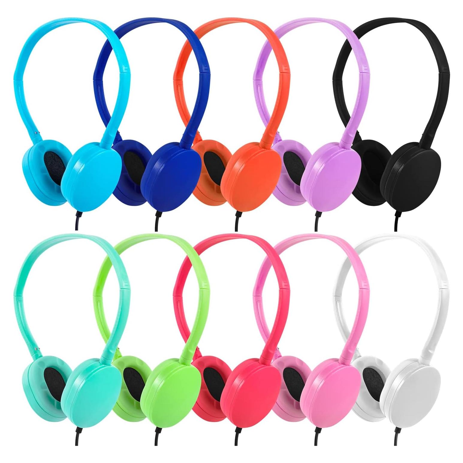 Auriculares CN-Outlet para Niños y Adultos - 20 Paquetes de 10 Colores