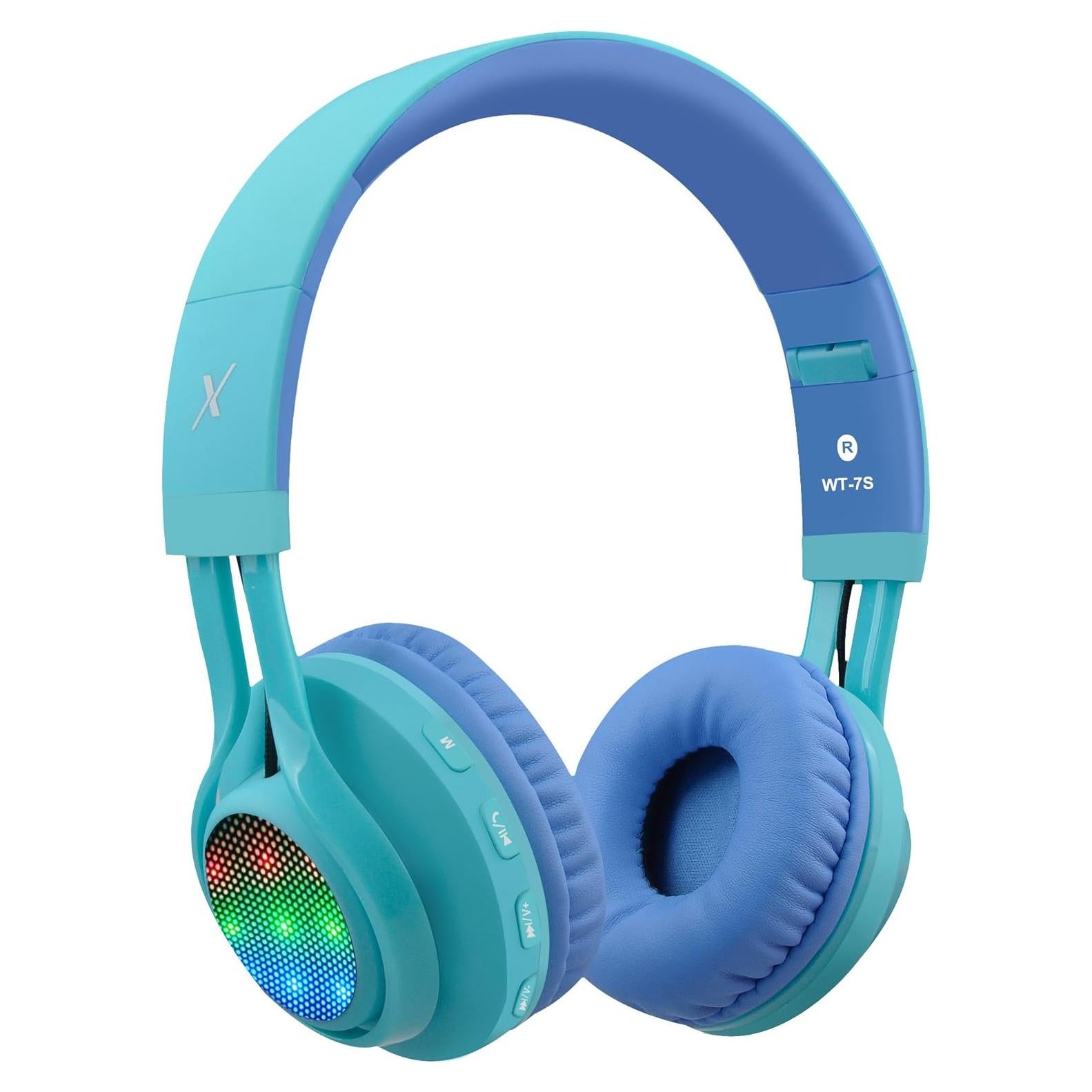 Auriculares Bluetooth Riwbox WT-7S Plegables para Niños Azul