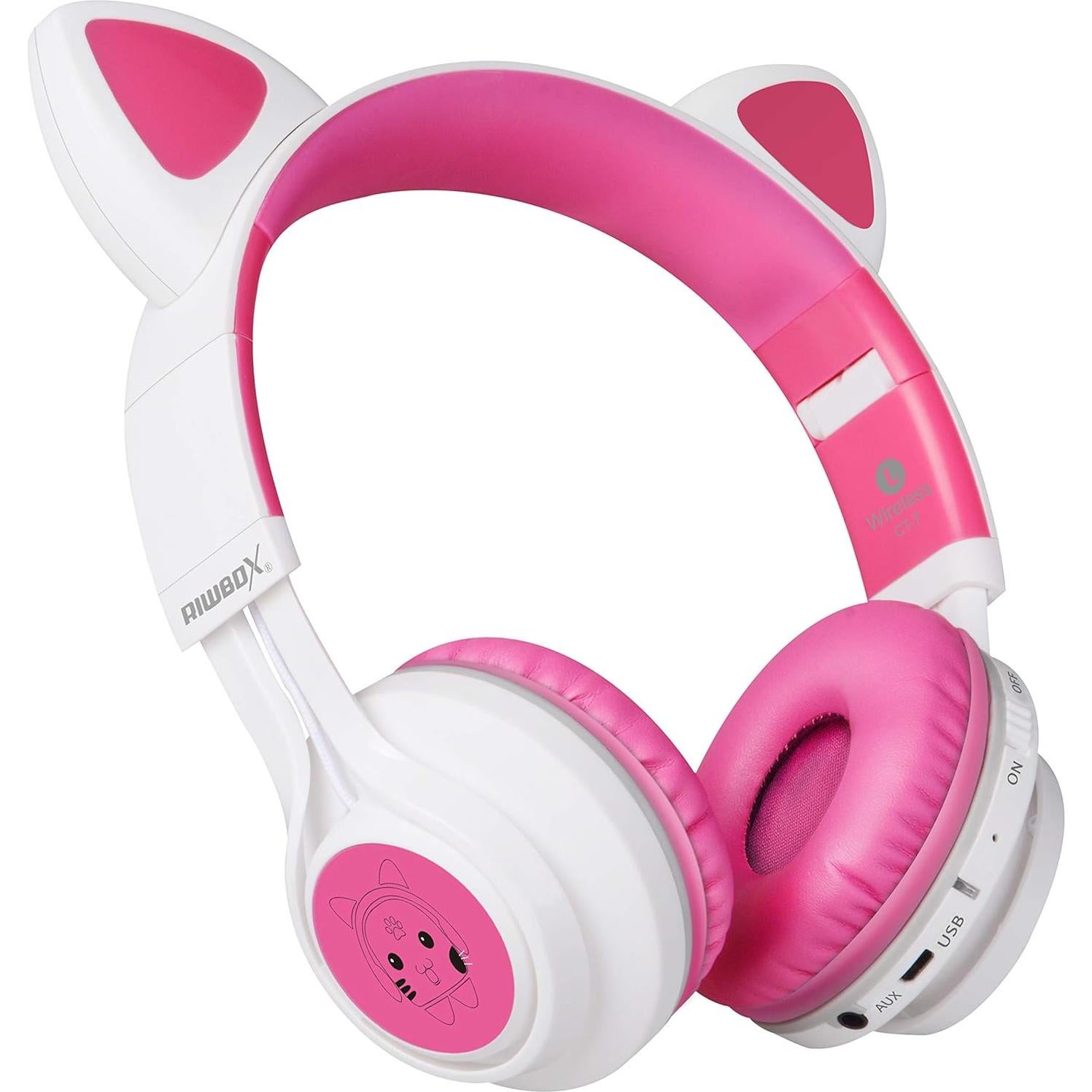 Auriculares Bluetooth Riwbox CT-7 Inalámbricos Niños con Luz LED