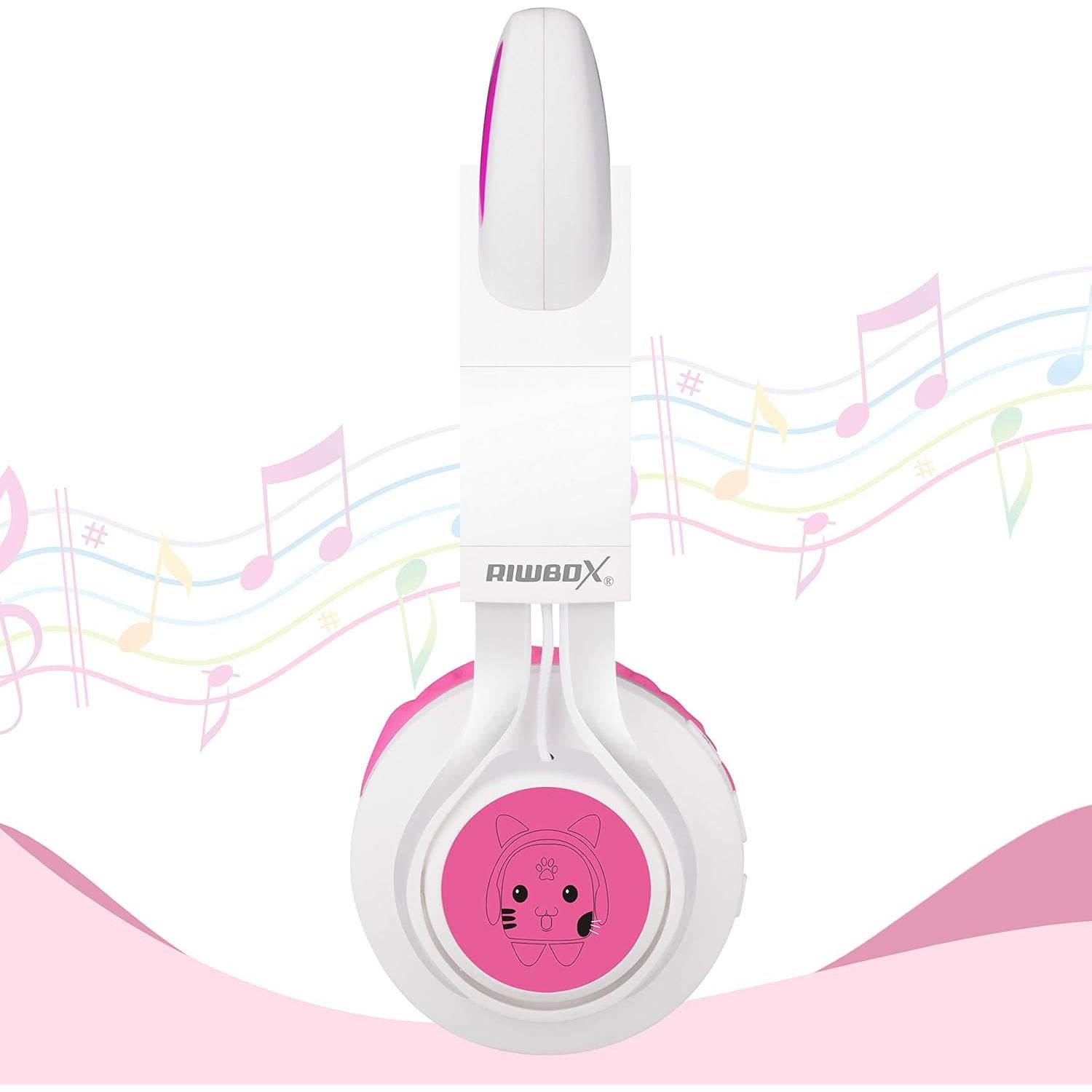 Auriculares Bluetooth Riwbox CT-7 Inalámbricos Niños con Luz LED
