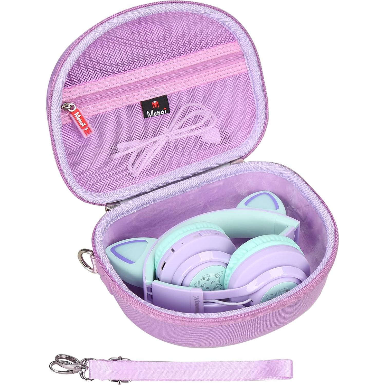 Funda Dura Mchoi para Auriculares Inalámbricos Niños Rosa