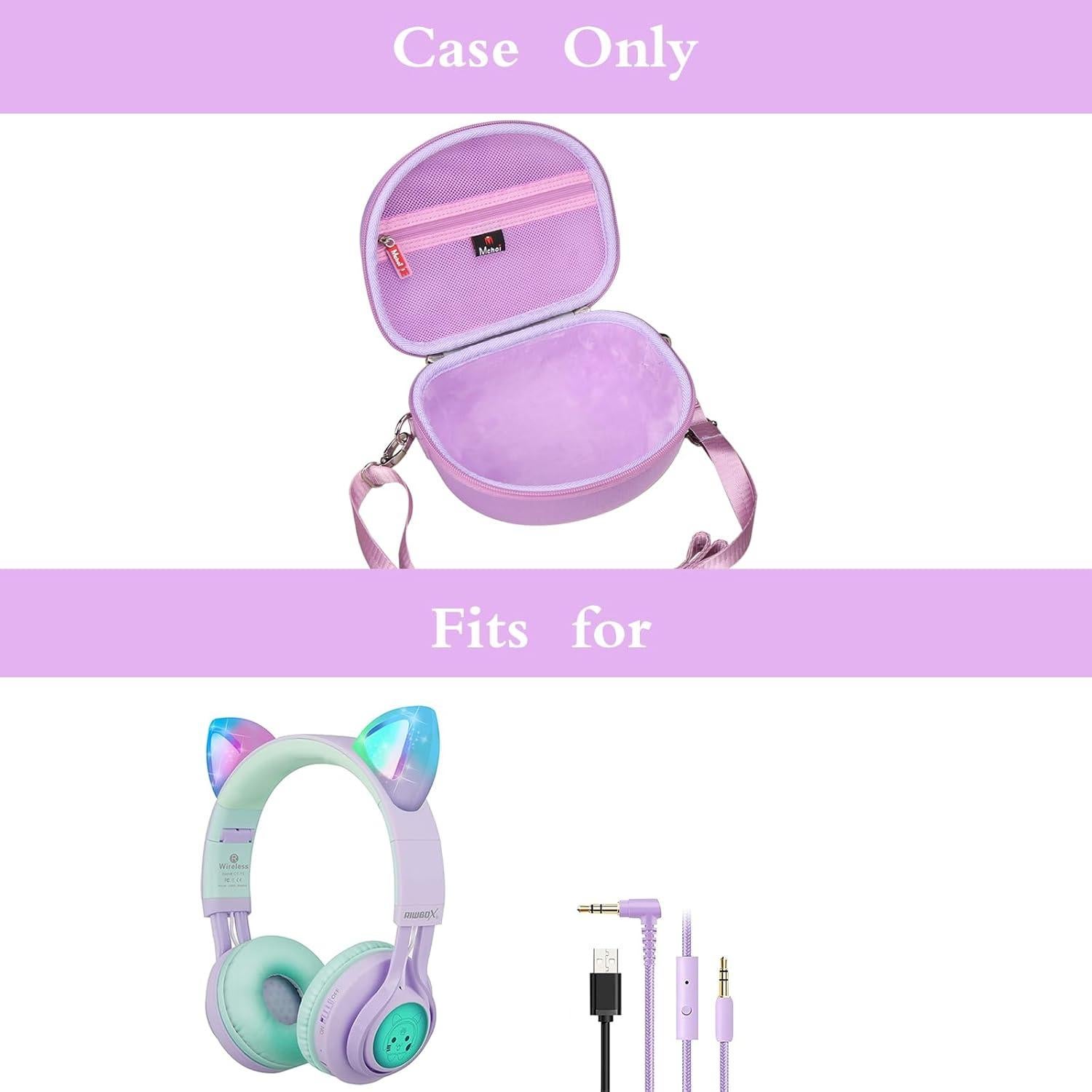 Funda Dura Mchoi para Auriculares Inalámbricos Niños Rosa