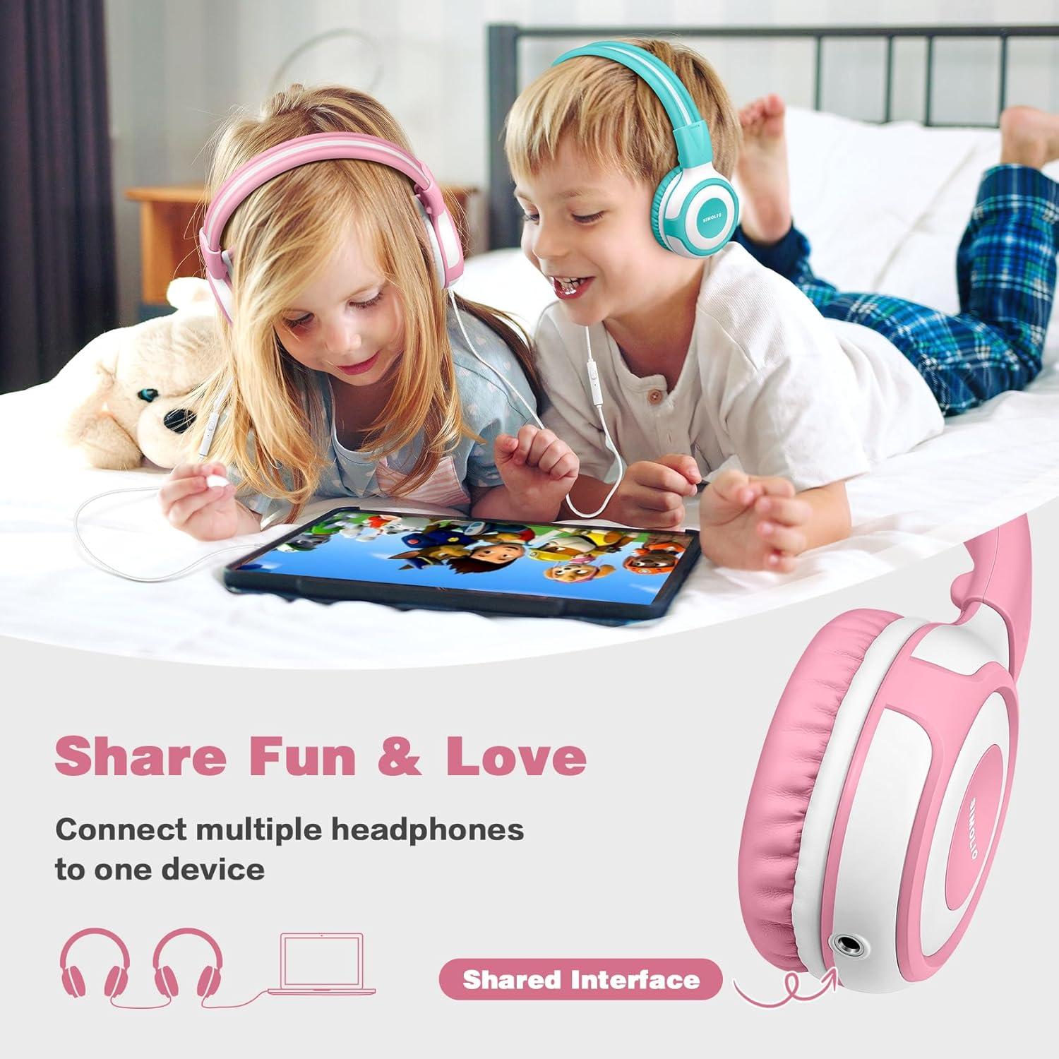 Auriculares para Niños Simolio SM-903PM con Limitador 75/85/94dB