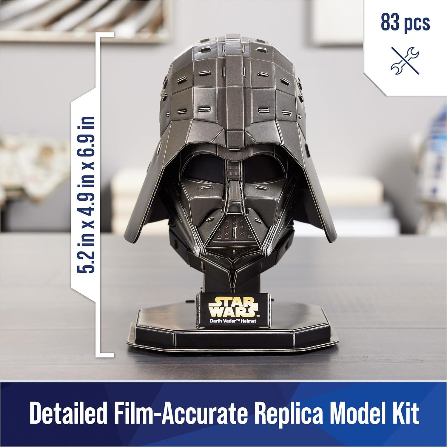 Kit Modelo 3D Darth Vader 4D Build Spin Master 13.3 cm